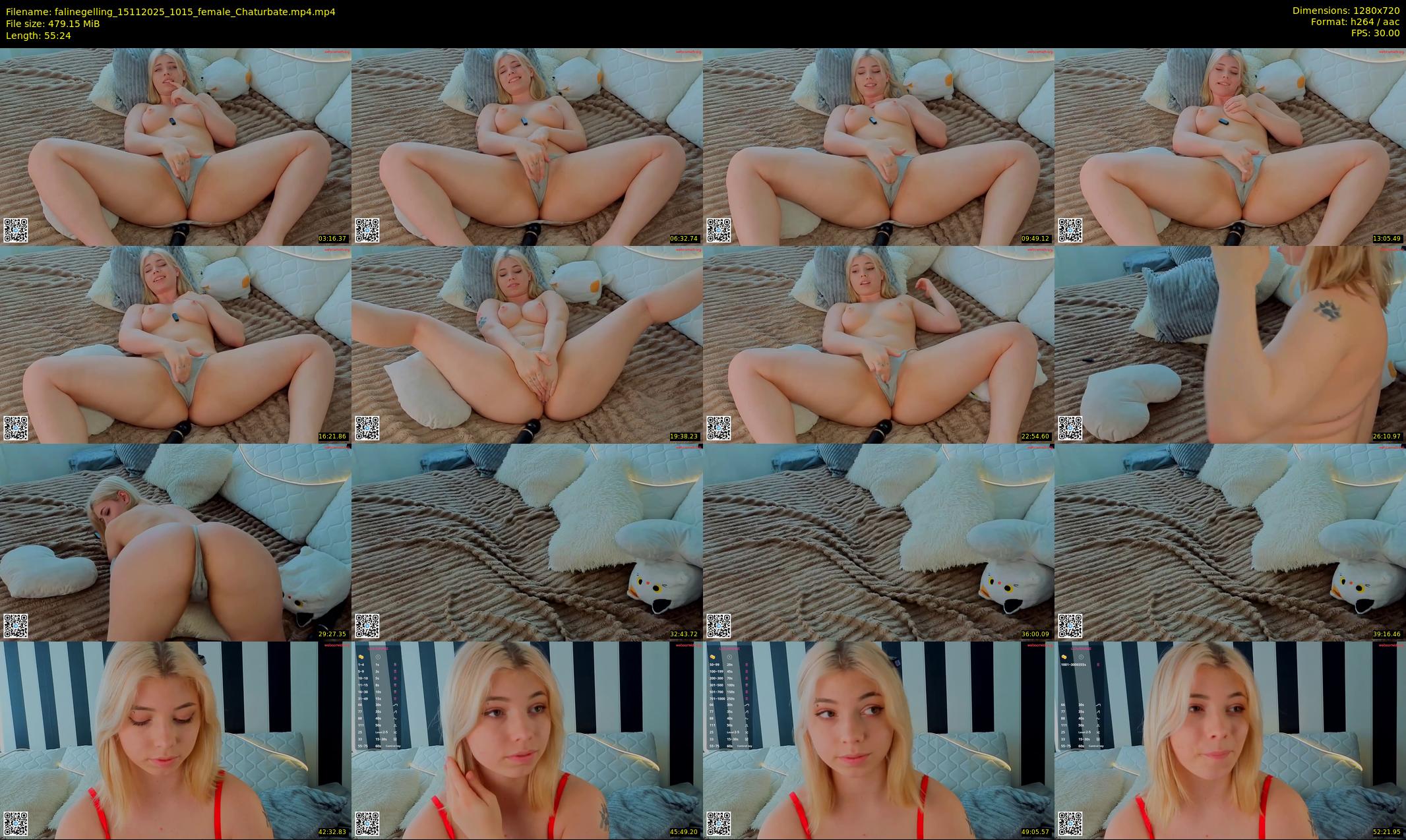 falinegelling — 56 minute Chaturbate female cam show recording, 720p, Nov 15, 2025