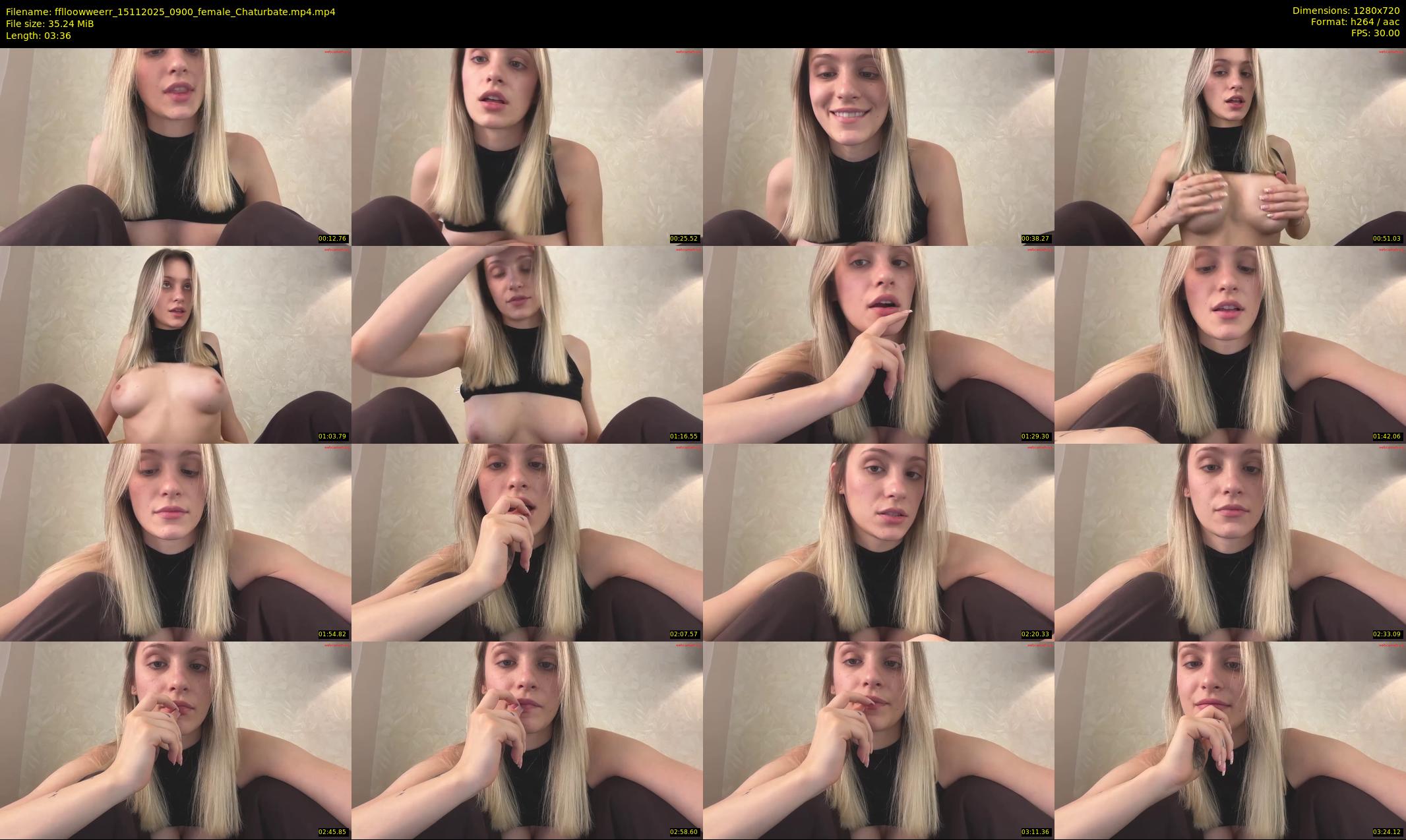 fflloowweerr — 4 minute Chaturbate couple cam show recording, 720p, Nov 15, 2025