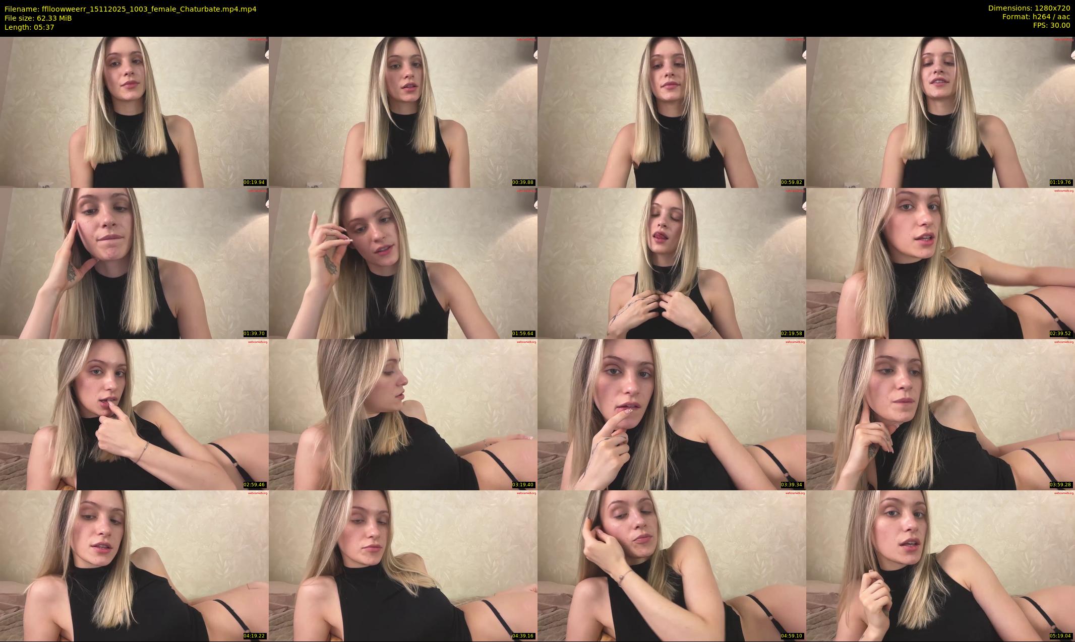 fflloowweerr — 6 minute Chaturbate couple cam show recording, 720p, Nov 15, 2025