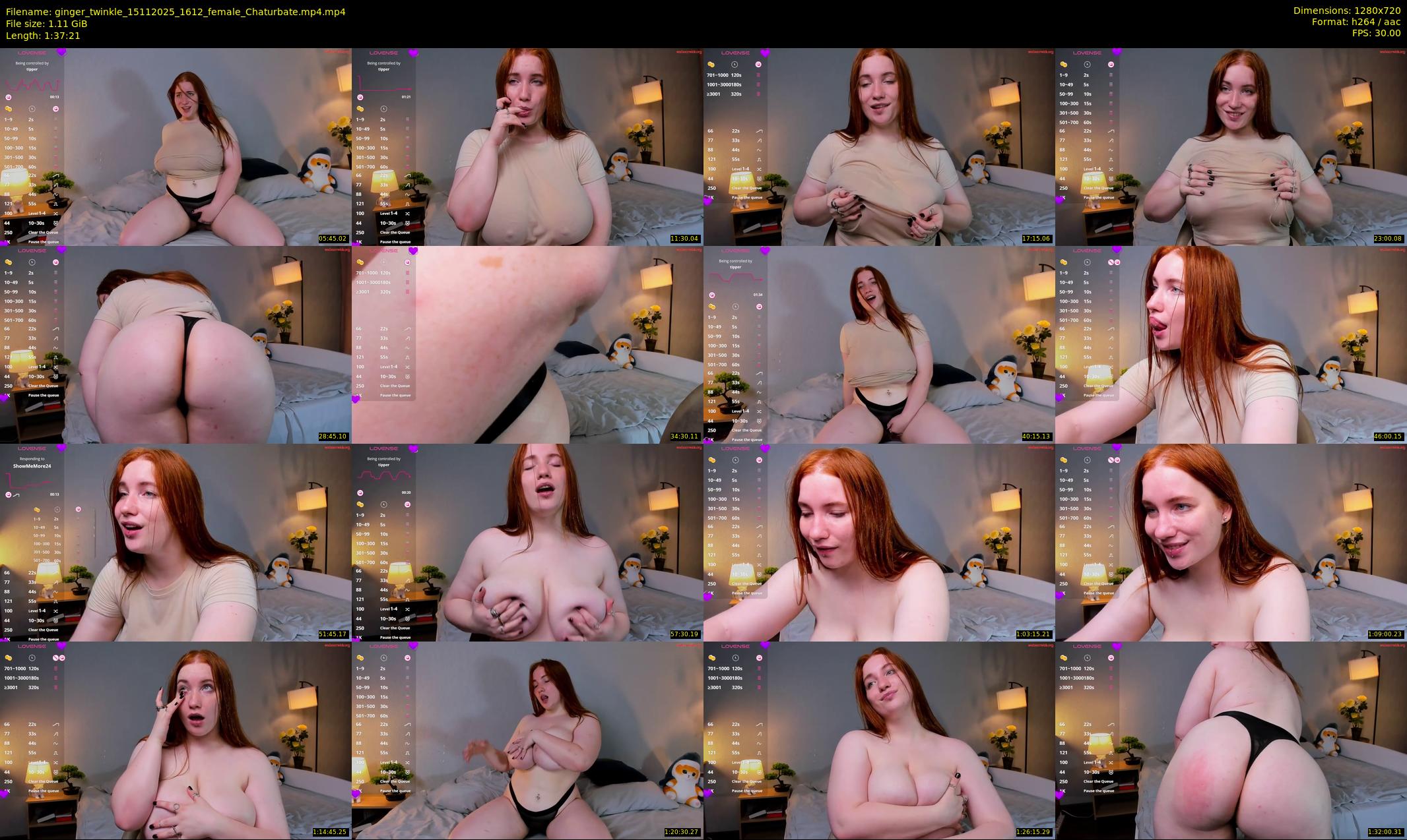 ginger_twinkle — 98 minute Chaturbate female cam show recording, 720p, Nov 15, 2025