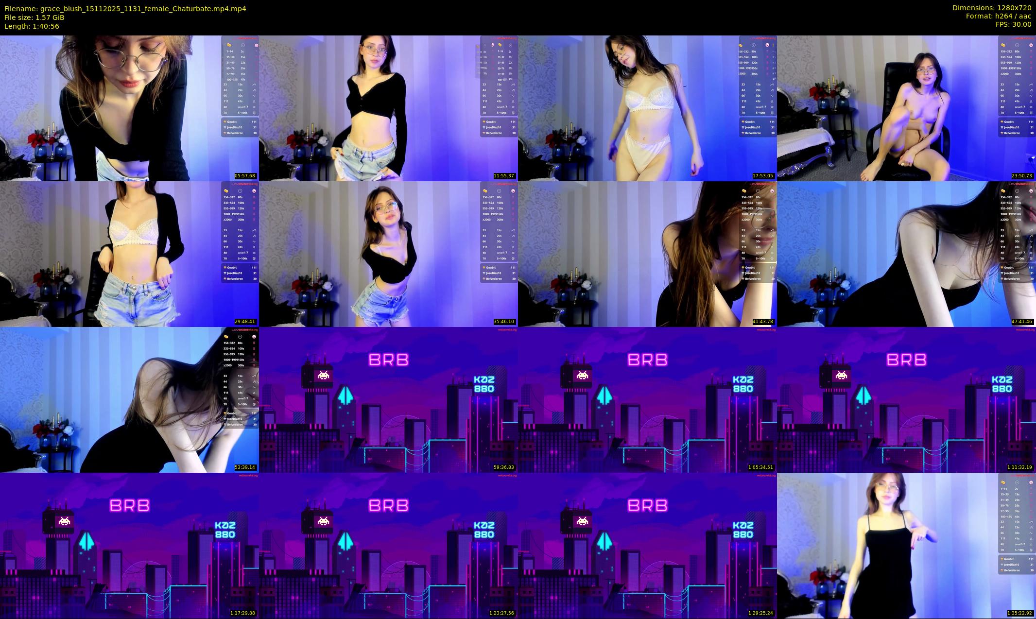 grace_blush — 101 minute Chaturbate female cam show recording, 720p, Nov 15, 2025