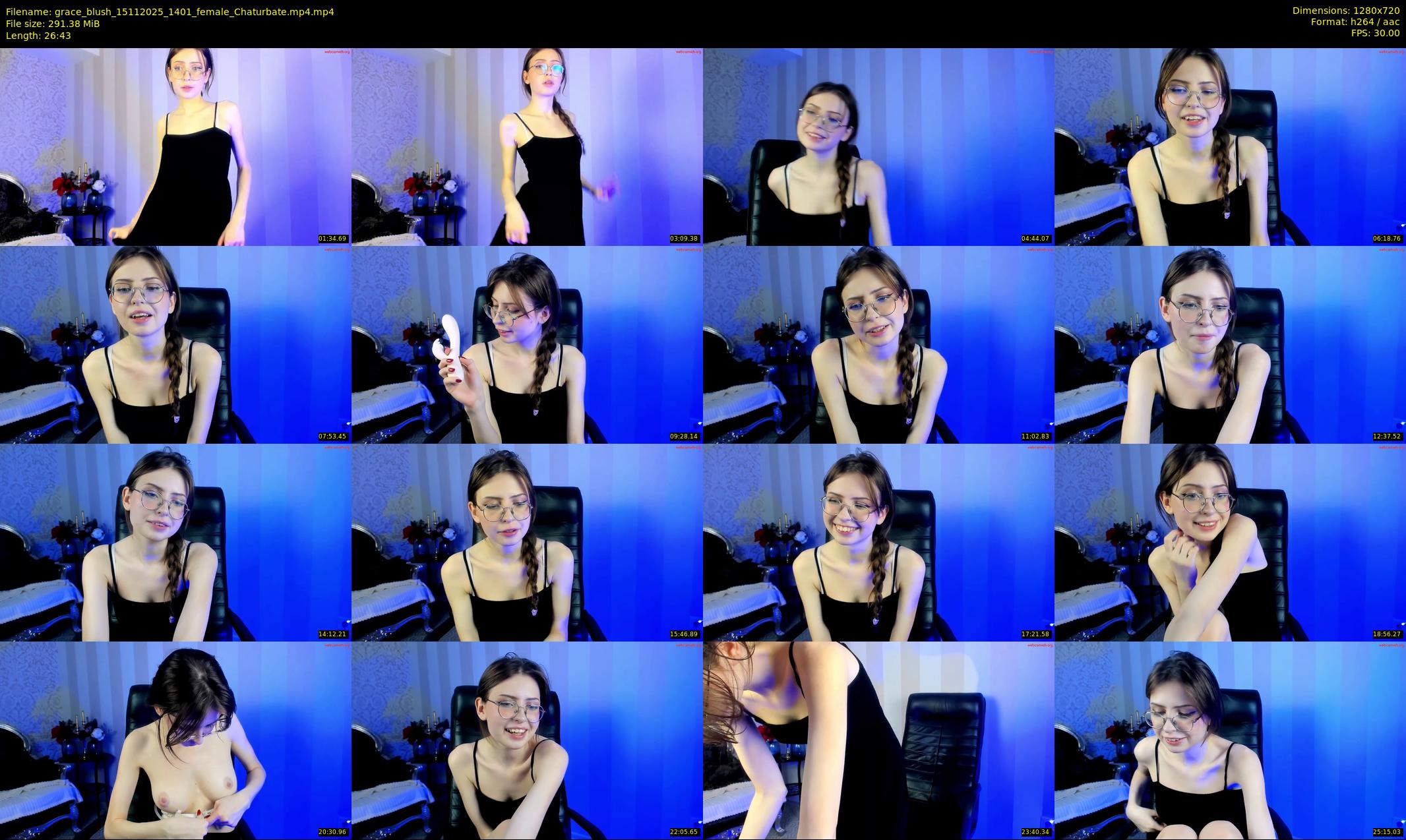 grace_blush — 27 minute Chaturbate female cam show recording, 720p, Nov 15, 2025