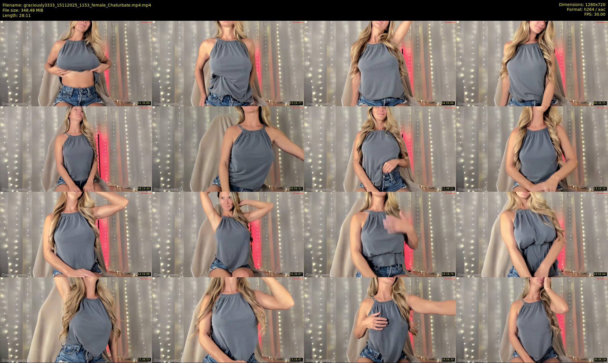 graciously3333 — 29 minute Chaturbate female cam show recording, 720p, Nov 15, 2025