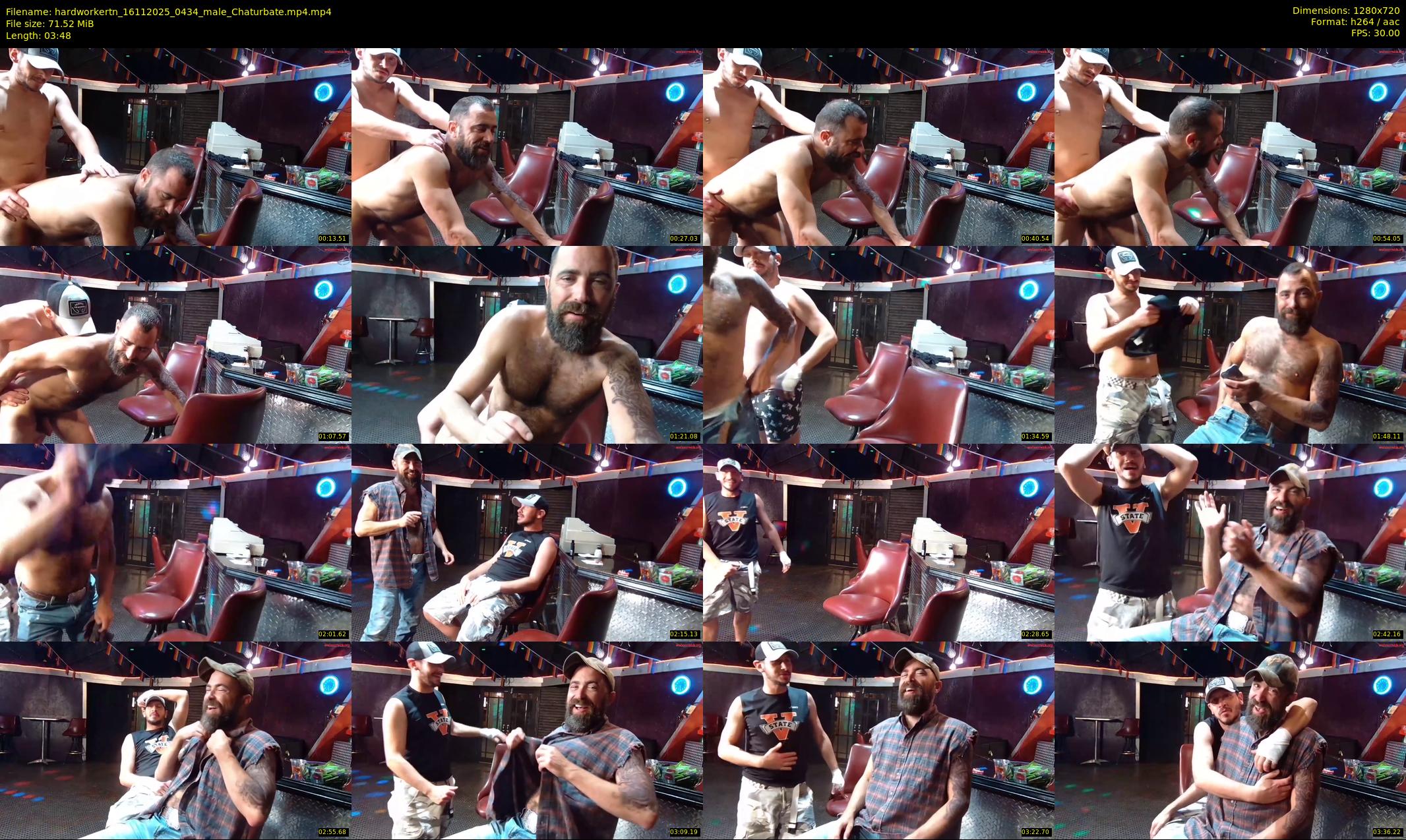 hardworkertn — 4 minute Chaturbate male cam show recording, 720p, Nov 16, 2025