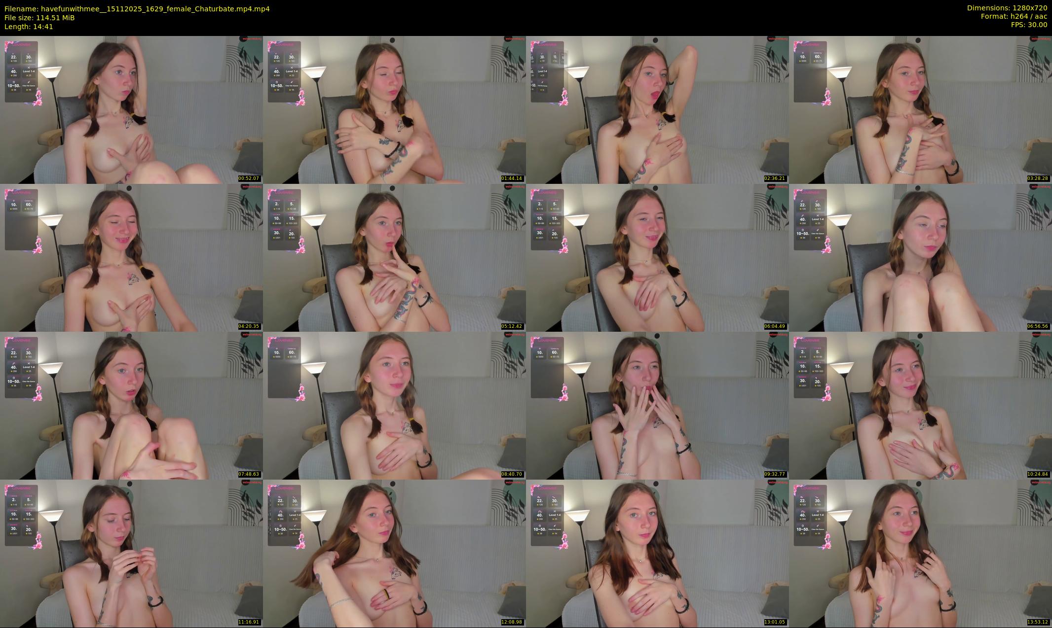 havefunwithmee_ — 15 minute Chaturbate female cam show recording, 720p, Nov 15, 2025