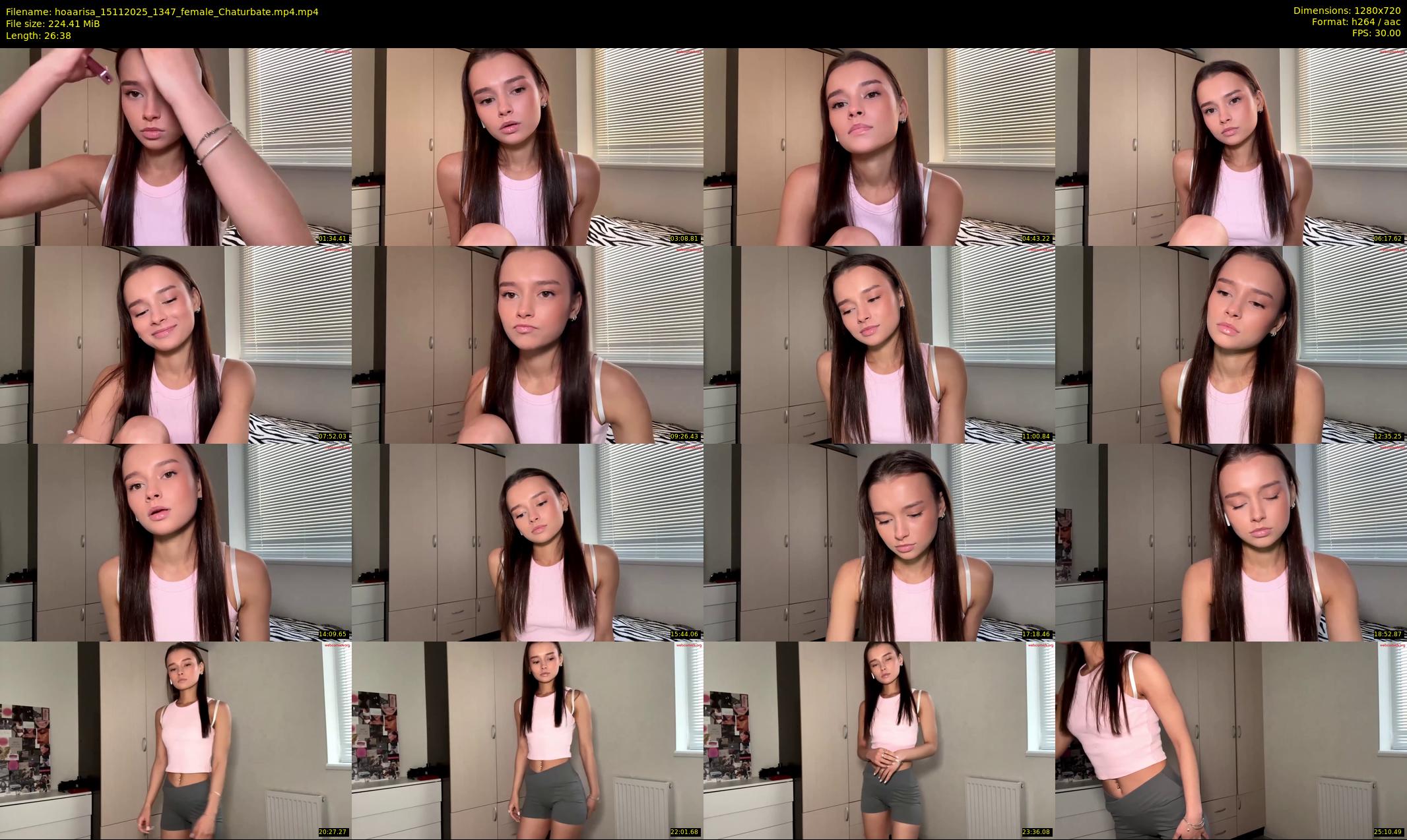 hoaarisa — 27 minute Chaturbate female cam show recording, 720p, Nov 15, 2025
