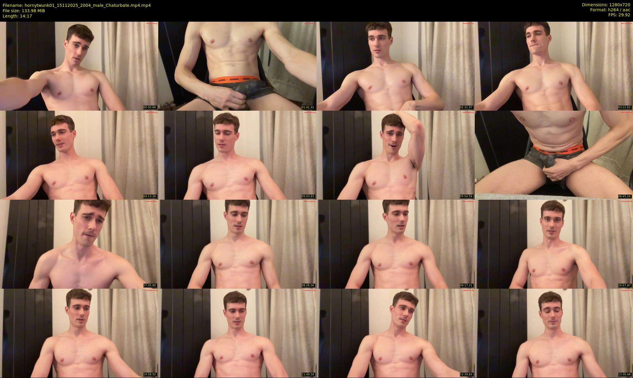 hornytwunk01 — 15 minute Chaturbate male cam show recording, 720p, Nov 15, 2025