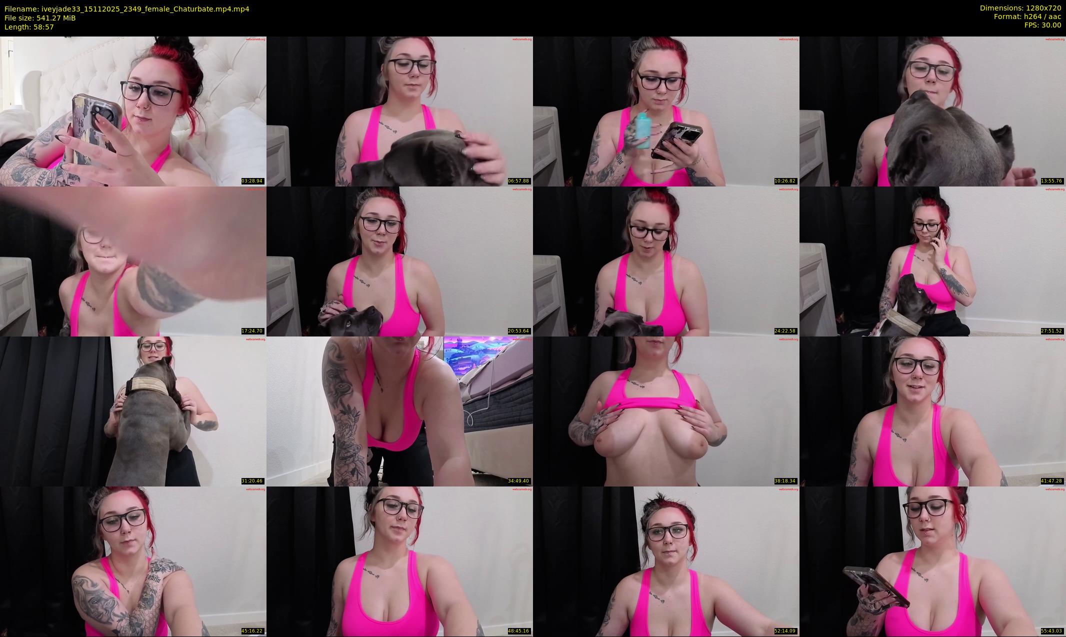 iveyjade33 — 59 minute Chaturbate female cam show recording, 720p, Nov 15, 2025