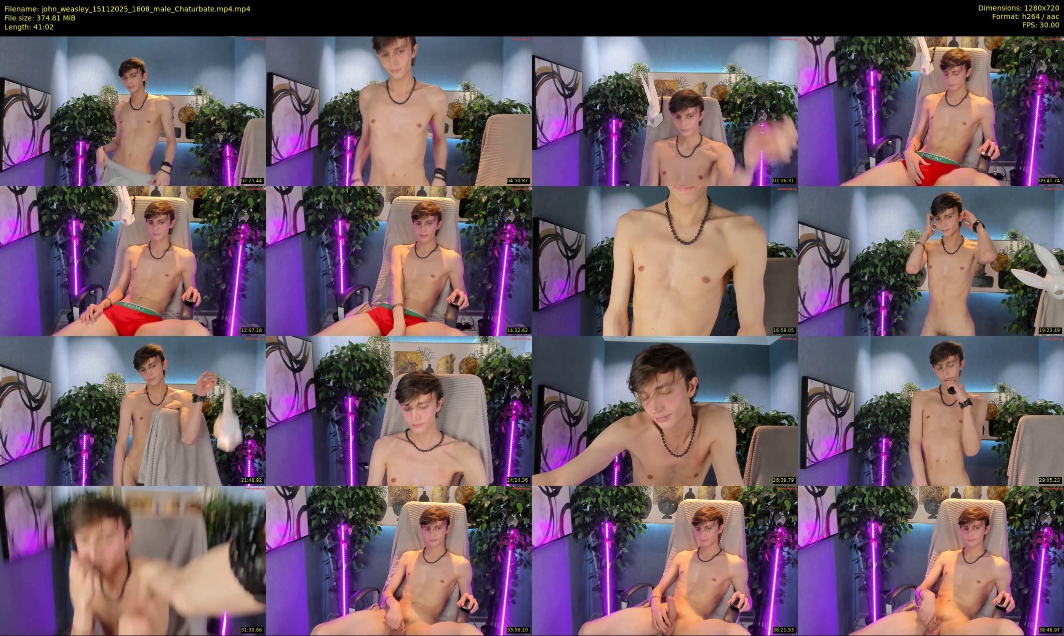 john_weasley — 42 minute Chaturbate male cam show recording, 720p, Nov 15, 2025