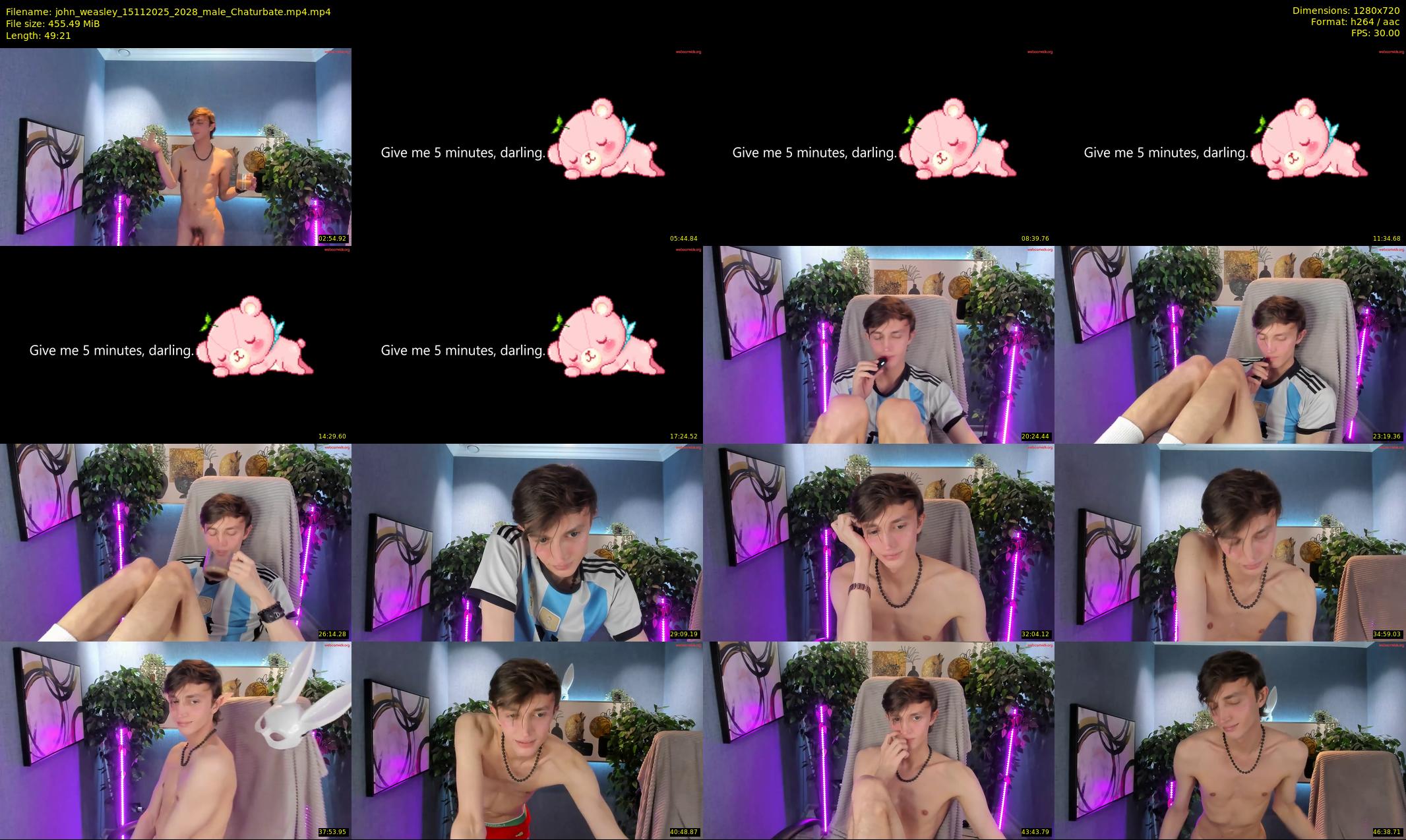 john_weasley — 50 minute Chaturbate male cam show recording, 720p, Nov 15, 2025
