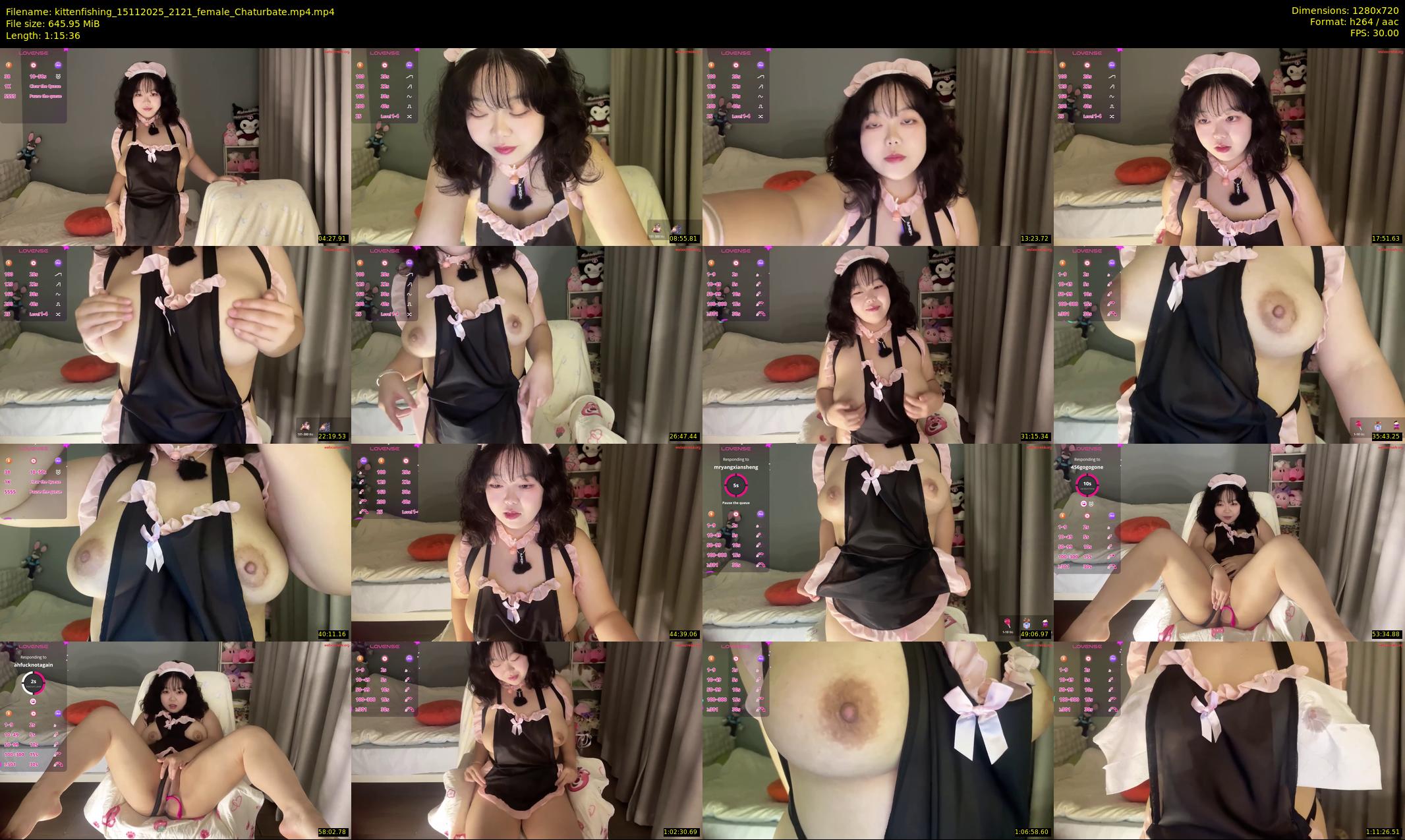 kittenfishing — 76 minute Chaturbate female cam show recording, 720p, Nov 15, 2025