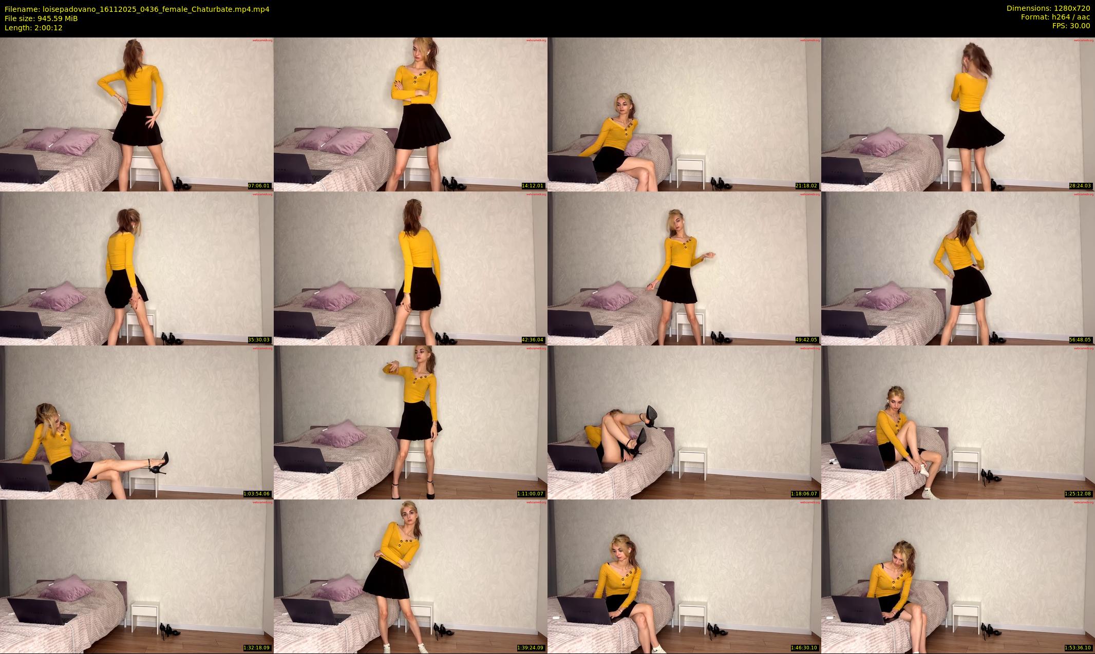 loisepadovano — 121 minute Chaturbate female cam show recording, 720p, Nov 16, 2025