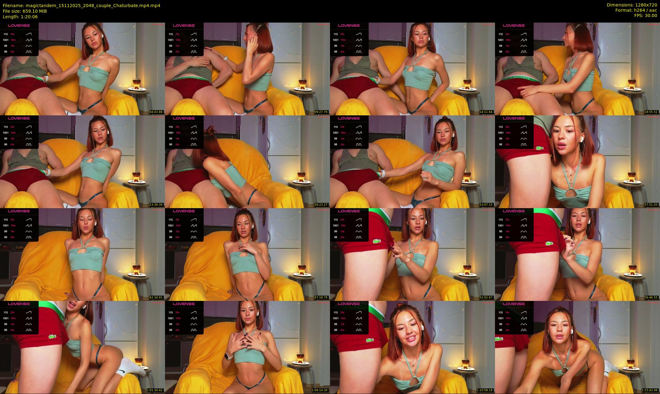 magictandem — 81 minute Chaturbate couple cam show recording, 720p, Nov 15, 2025