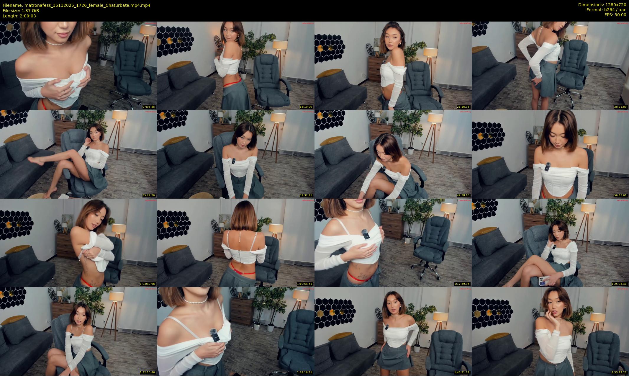 matronafess — 121 minute Chaturbate female cam show recording, 720p, Nov 15, 2025