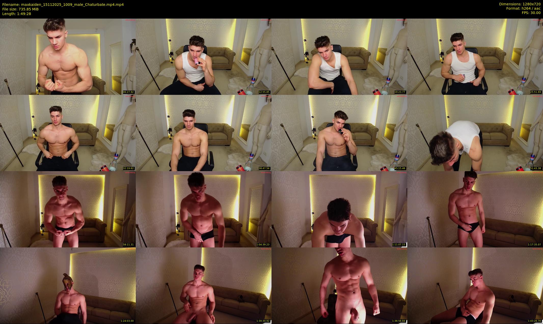 maxkaiden — 110 minute Chaturbate male cam show recording, 720p, Nov 15, 2025
