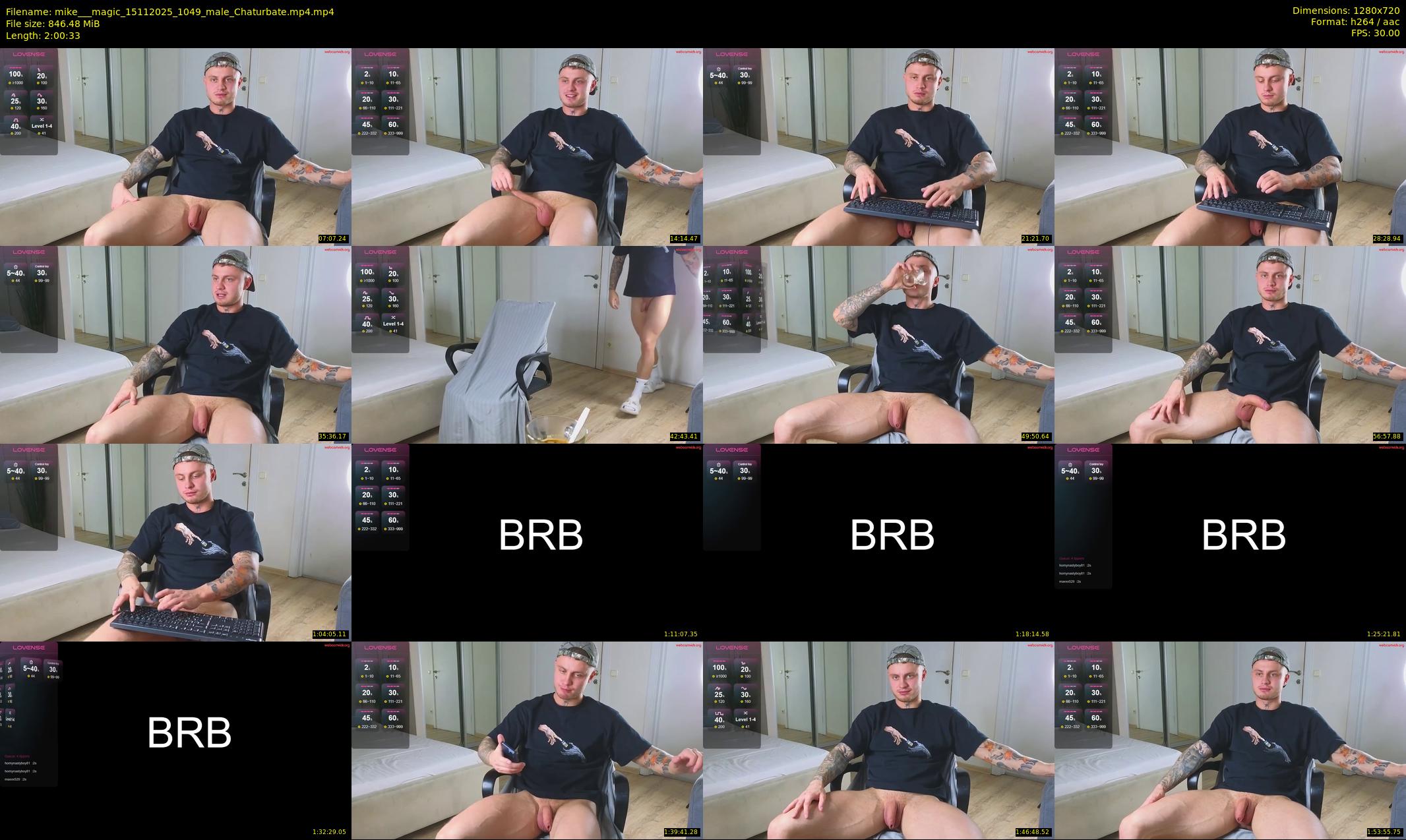 mike___magic — 121 minute Chaturbate male cam show recording, 720p, Nov 15, 2025