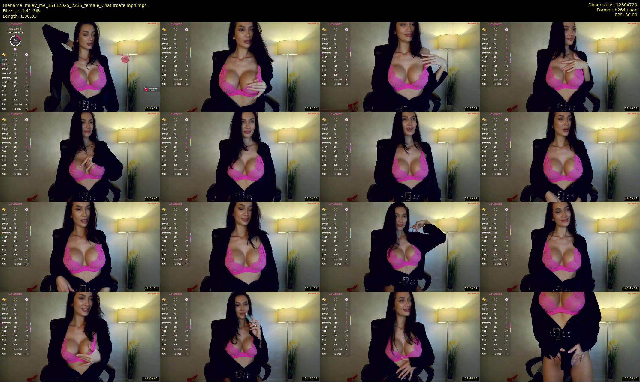 miley_me — 91 minute Chaturbate female cam show recording, 720p, Nov 15, 2025
