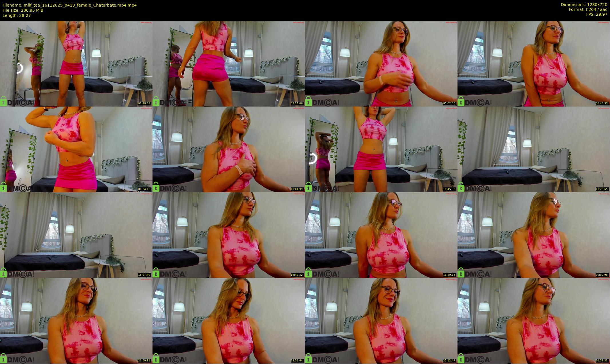 milf_tea — 29 minute Chaturbate female cam show recording, 720p, Nov 16, 2025