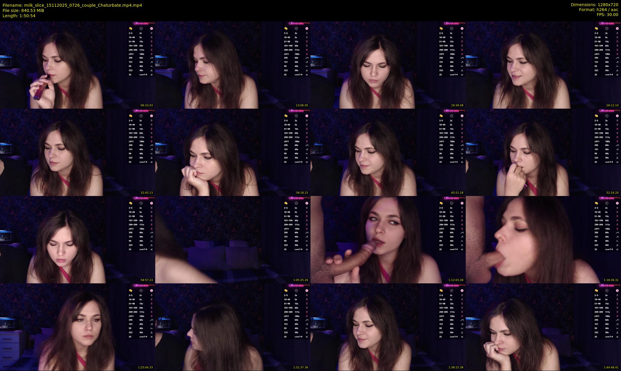 milk_slice — 111 minute Chaturbate couple cam show recording, 720p, Nov 15, 2025