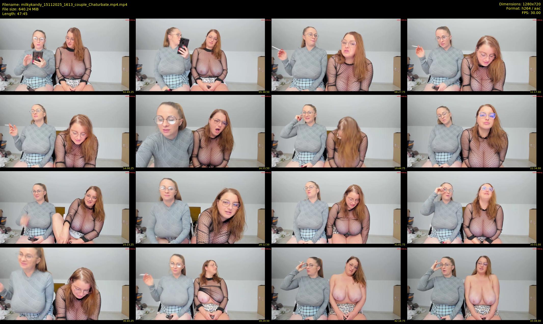 milkykandy — 48 minute Chaturbate female cam show recording, 720p, Nov 15, 2025