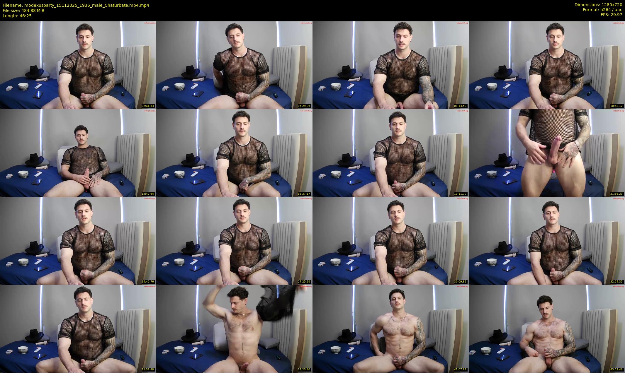 modexusparty — 47 minute Chaturbate male cam show recording, 720p, Nov 15, 2025