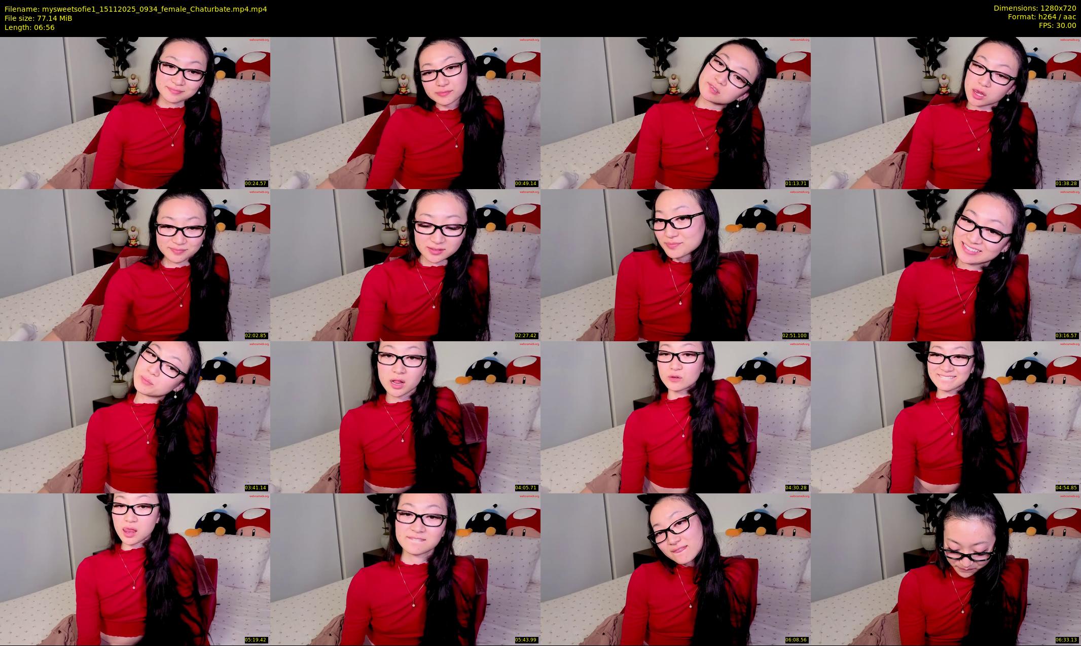 mysweetsofie1 — 7 minute Chaturbate female cam show recording, 720p, Nov 15, 2025
