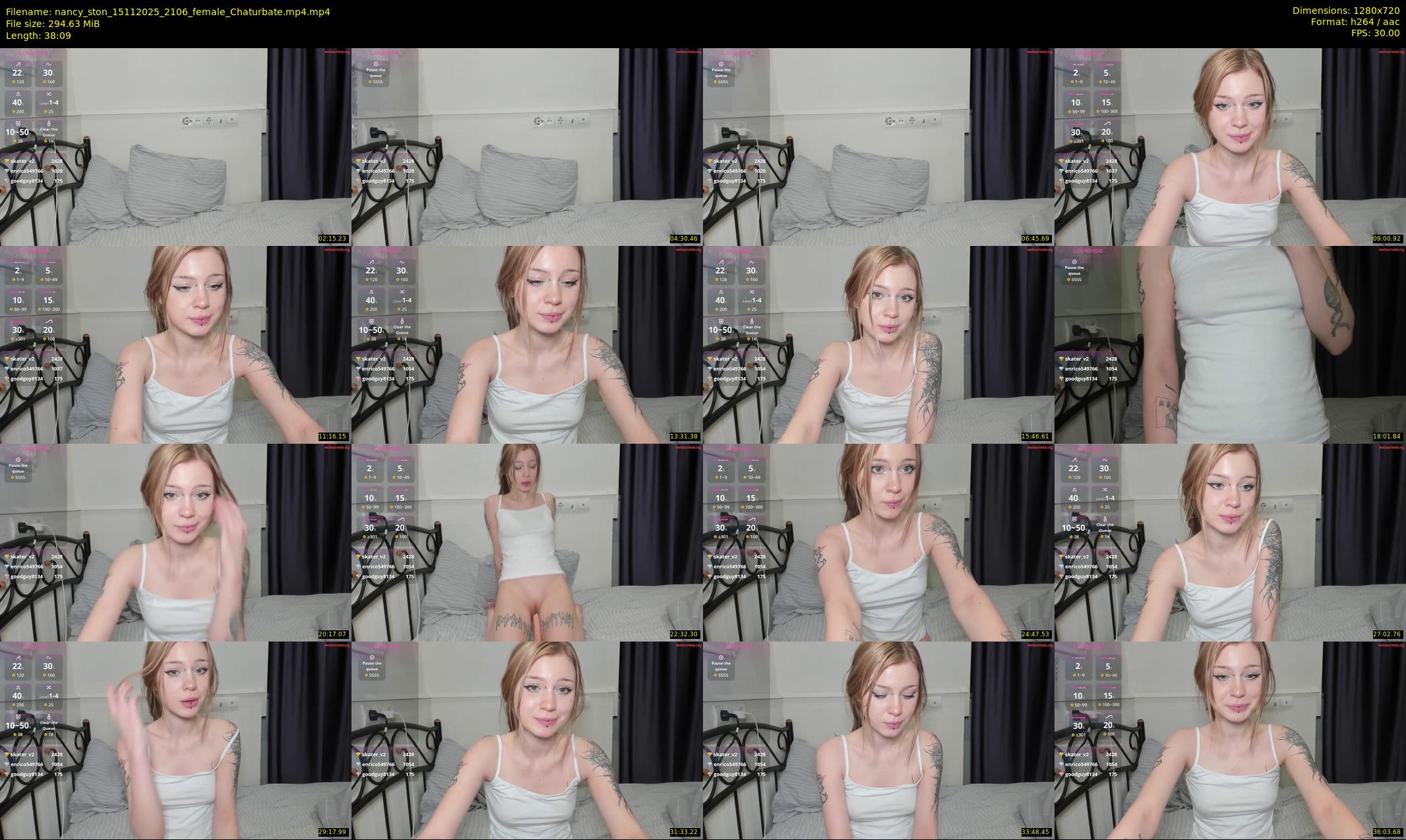 nancy_ston — 39 minute Chaturbate female cam show recording, 720p, Nov 15, 2025