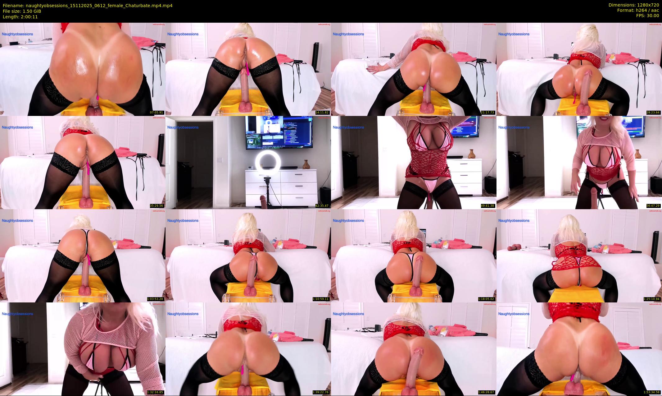 naughtyobsessions — 121 minute Chaturbate female cam show recording, 720p, Nov 15, 2025