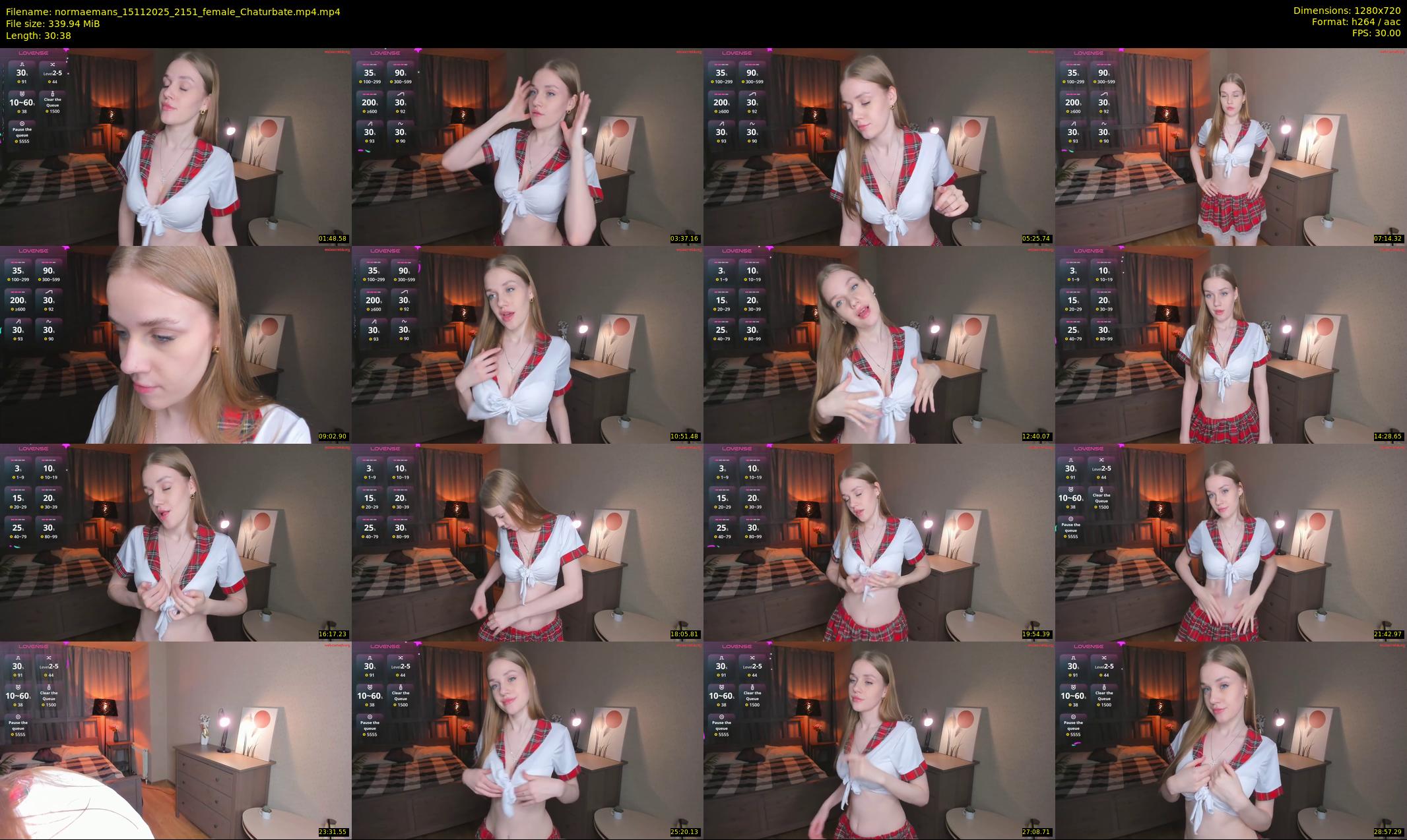 normaemans — 31 minute Chaturbate female cam show recording, 720p, Nov 15, 2025