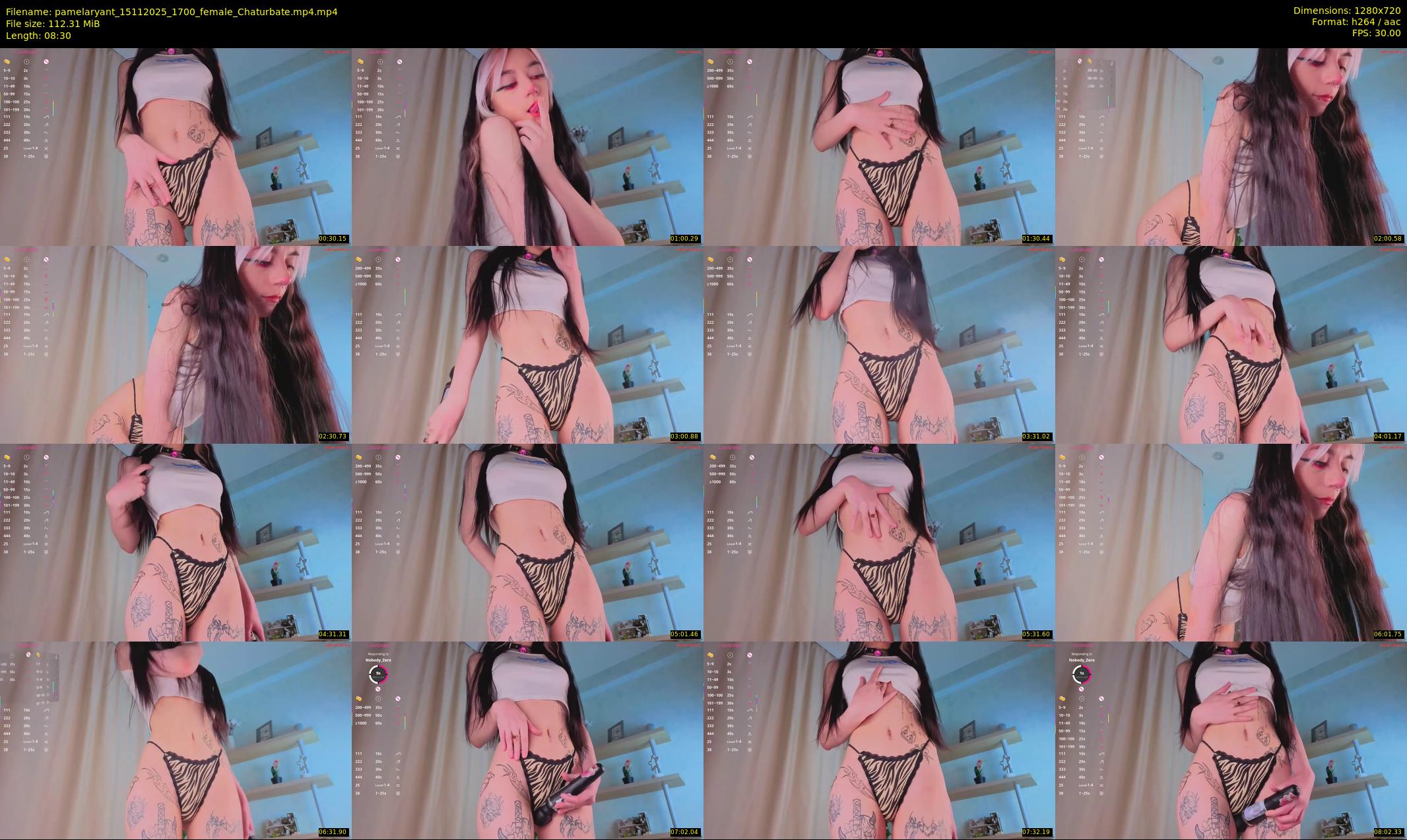 pamelaryant — 9 minute Chaturbate female cam show recording, 720p, Nov 15, 2025