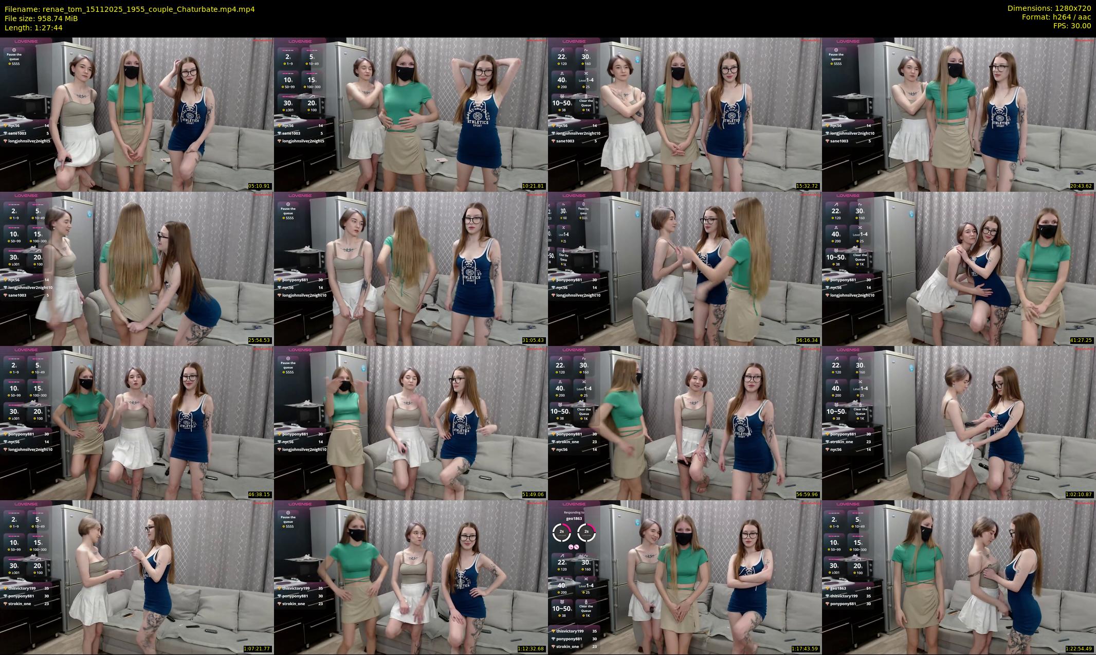 renae_tom — 88 minute Chaturbate couple cam show recording, 720p, Nov 15, 2025