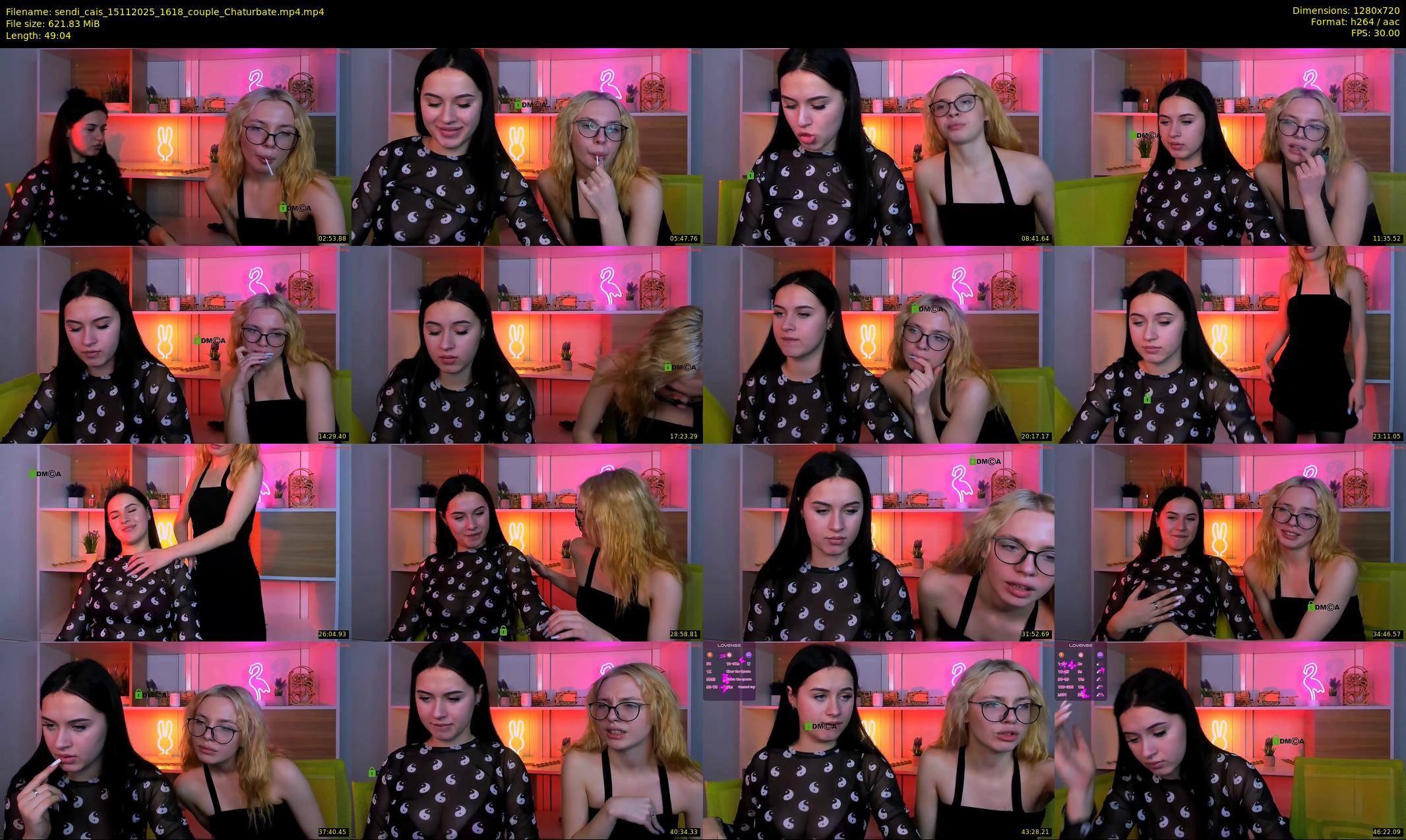 sendi_cais — 50 minute Chaturbate female cam show recording, 720p, Nov 15, 2025