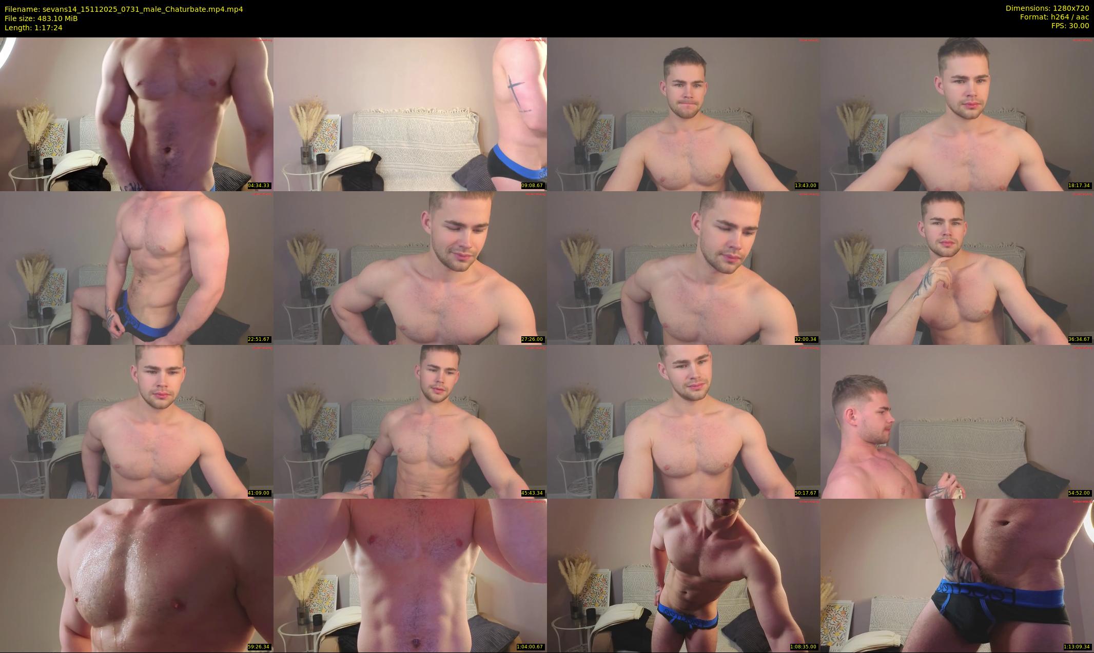 sevans14 — 78 minute Chaturbate male cam show recording, 720p, Nov 15, 2025