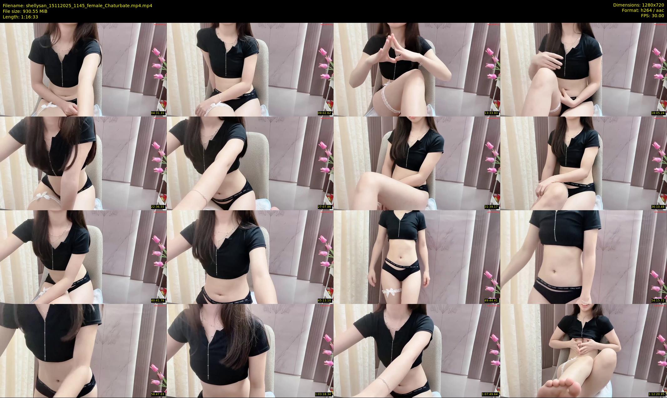 shellysan — 77 minute Chaturbate female cam show recording, 720p, Nov 15, 2025