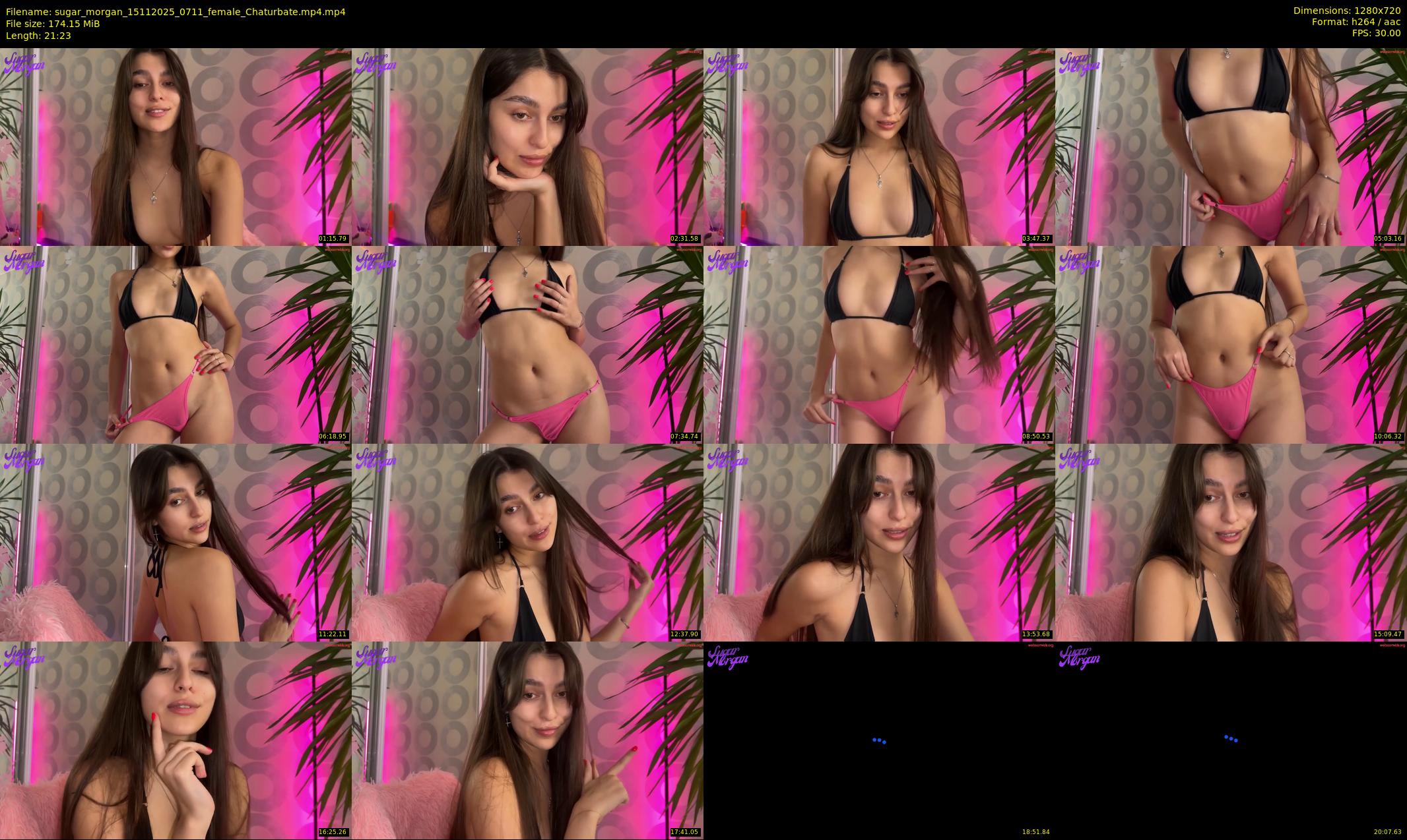 sugar_morgan — 22 minute Chaturbate female cam show recording, 720p, Nov 15, 2025