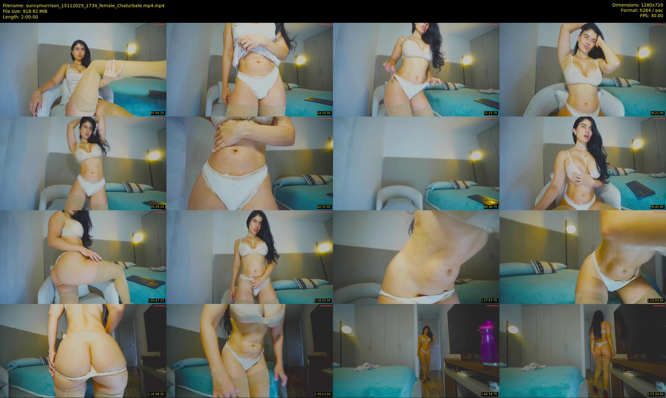 sunnymorrison — 120 minute Chaturbate female cam show recording, 720p, Nov 15, 2025