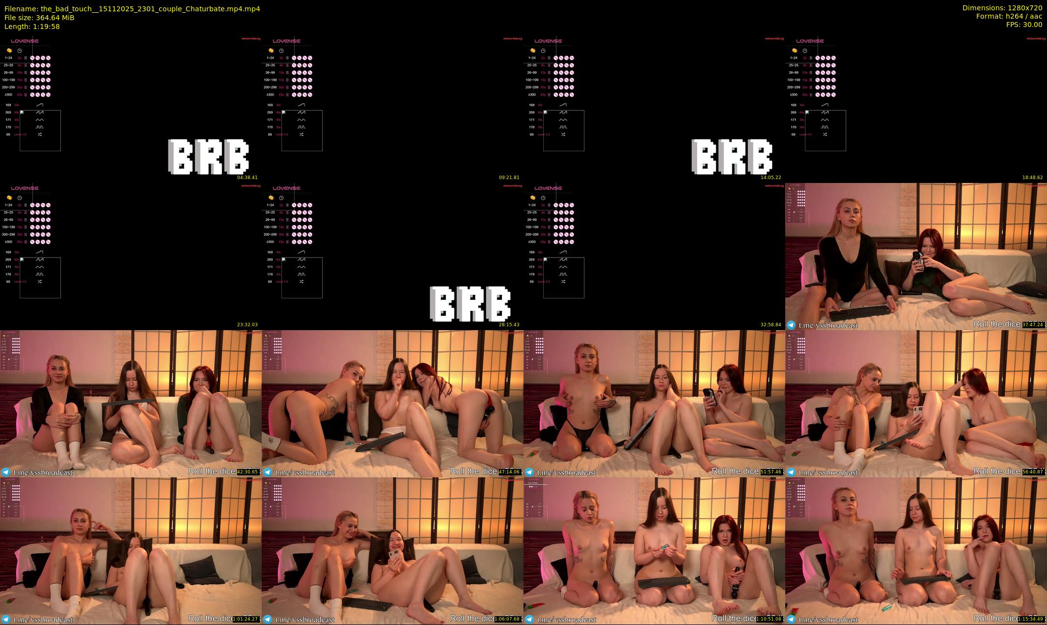 the_bad_touch_ — 80 minute Chaturbate couple cam show recording, 720p, Nov 15, 2025