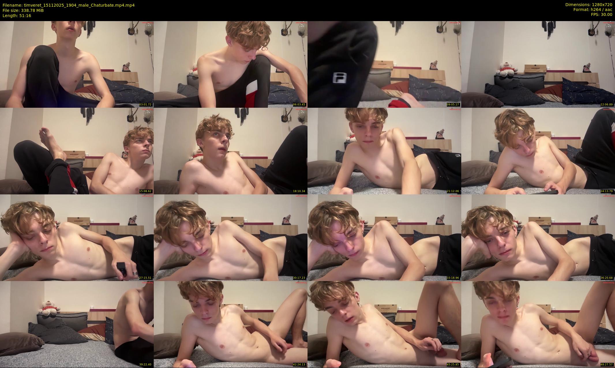 timveret — 52 minute Chaturbate male cam show recording, 720p, Nov 15, 2025