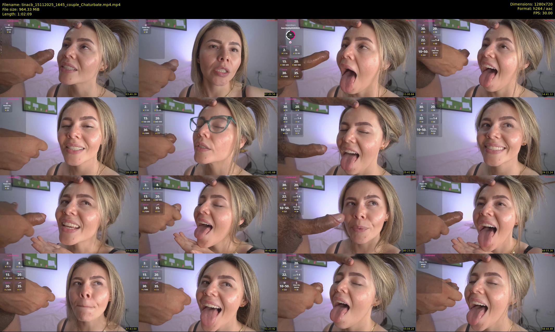 tinacb — 63 minute Chaturbate female cam show recording, 720p, Nov 15, 2025
