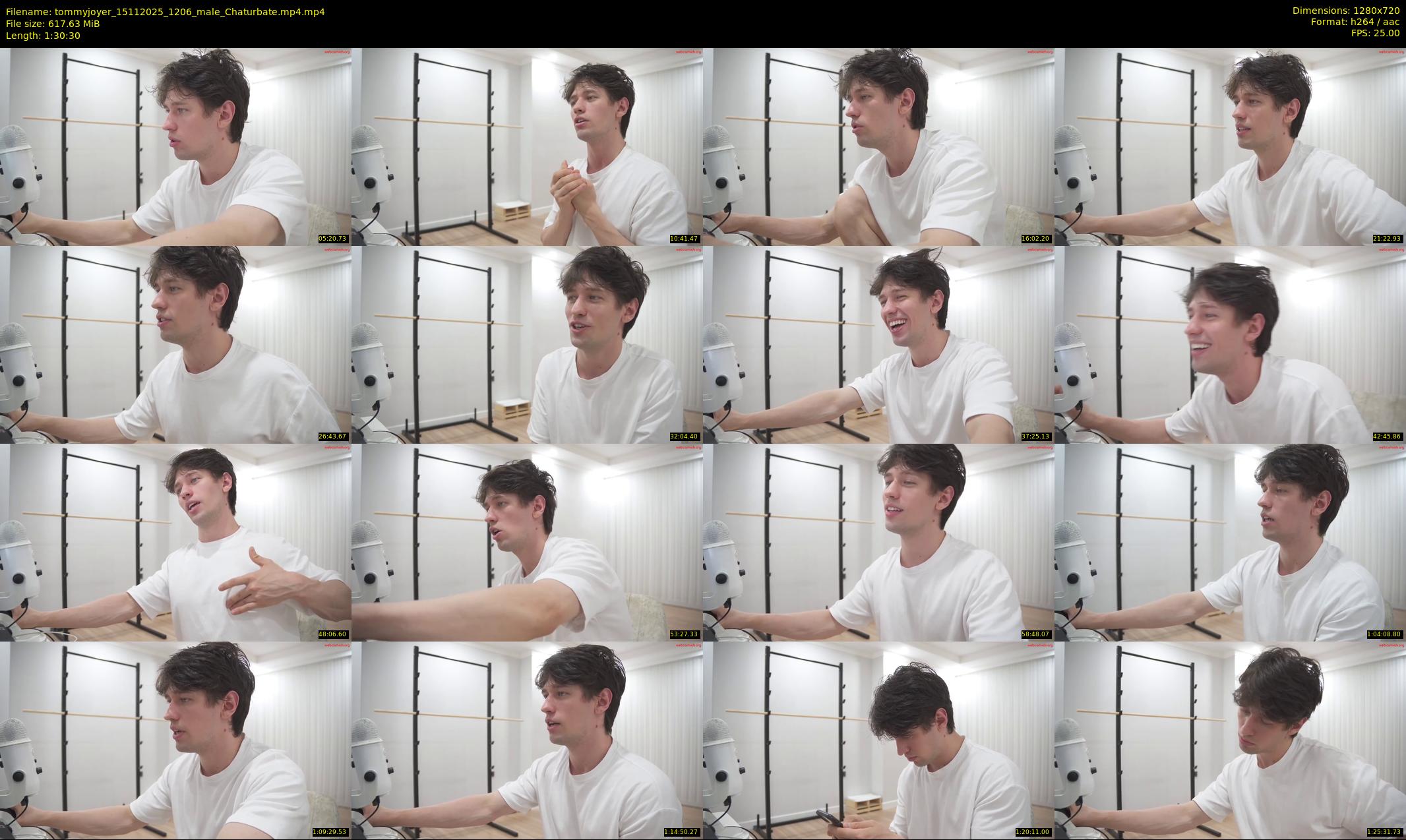 tommyjoyer — 91 minute Chaturbate male cam show recording, 720p, Nov 15, 2025
