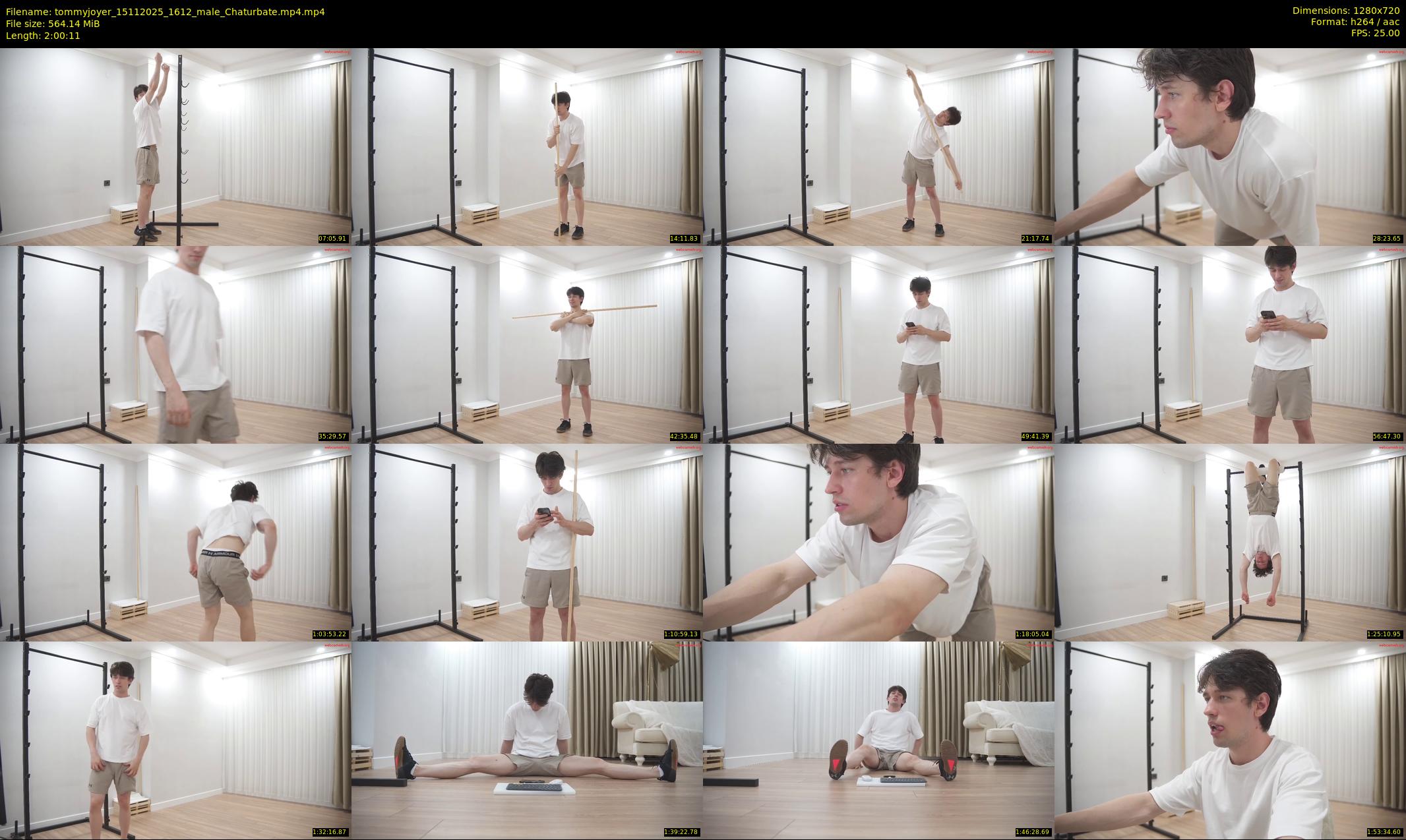 tommyjoyer — 121 minute Chaturbate male cam show recording, 720p, Nov 15, 2025