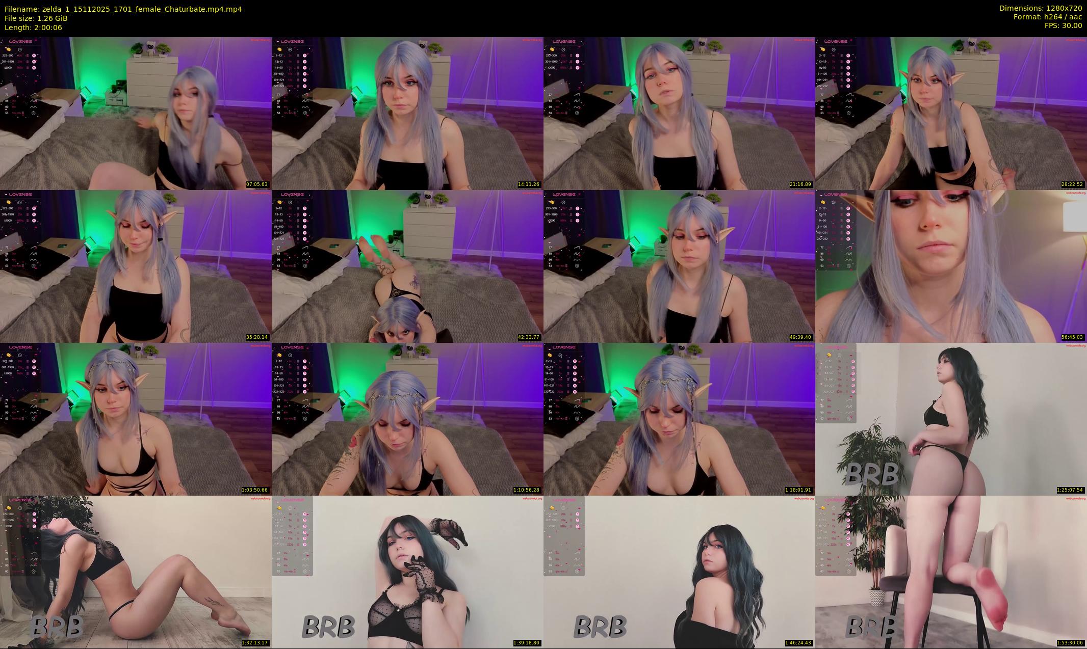 zelda_1 — 121 minute Chaturbate female cam show recording, 720p, Nov 15, 2025
