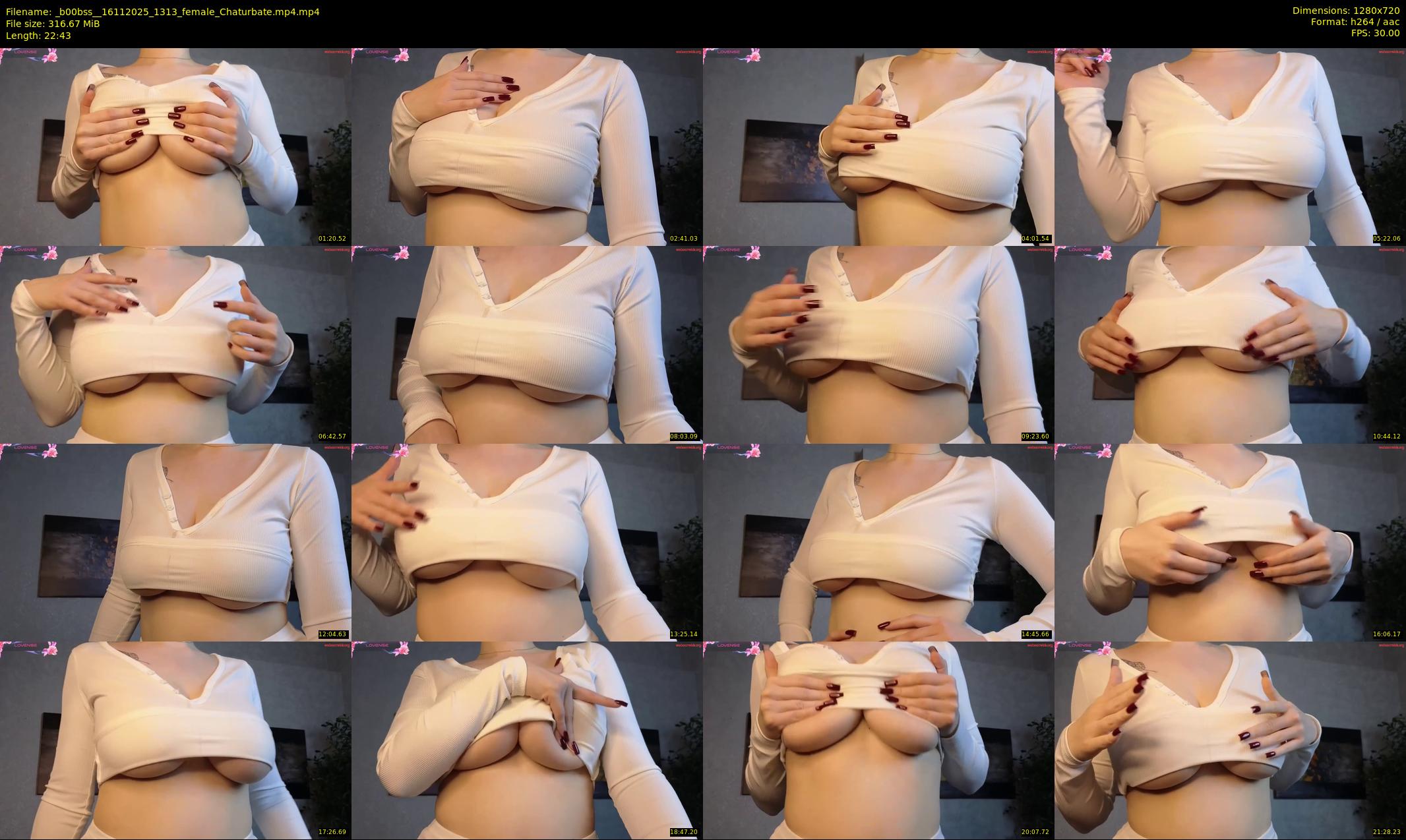 _b00bss_ — 23 minute Chaturbate female cam show recording, 720p, Nov 16, 2025