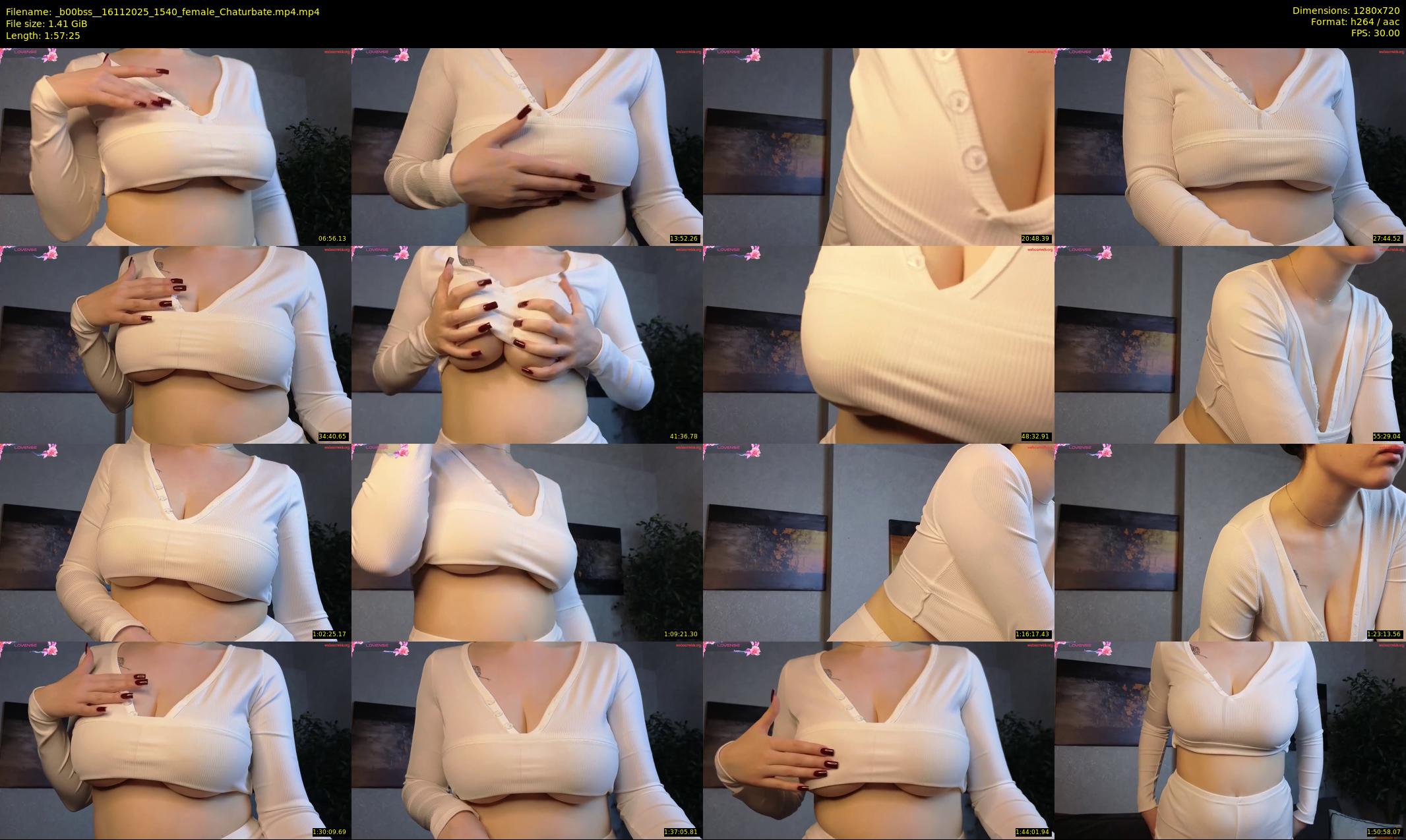 _b00bss_ — 118 minute Chaturbate female cam show recording, 720p, Nov 16, 2025