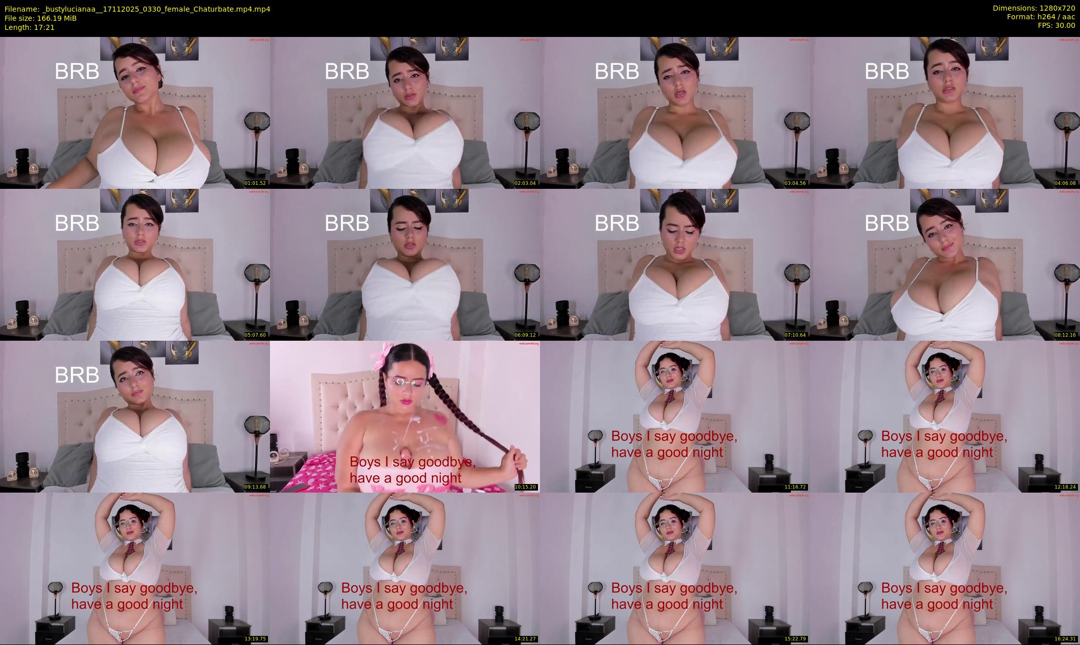 _bustylucianaa_ — 18 minute Chaturbate female cam show recording, 720p, Nov 17, 2025