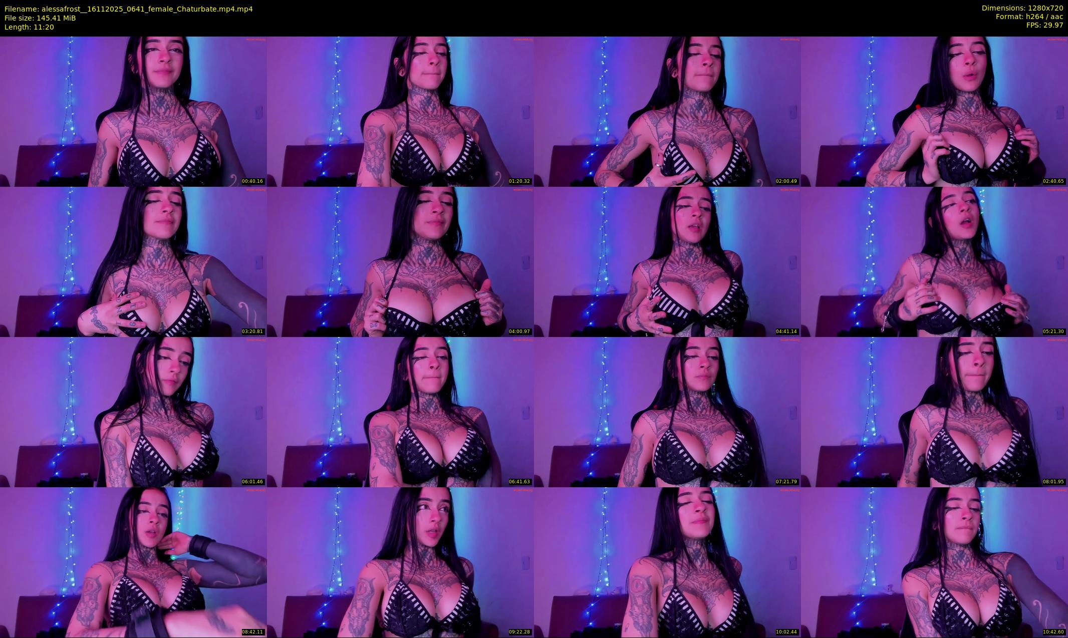 alessafrost_ — 12 minute Chaturbate female cam show recording, 720p, Nov 16, 2025