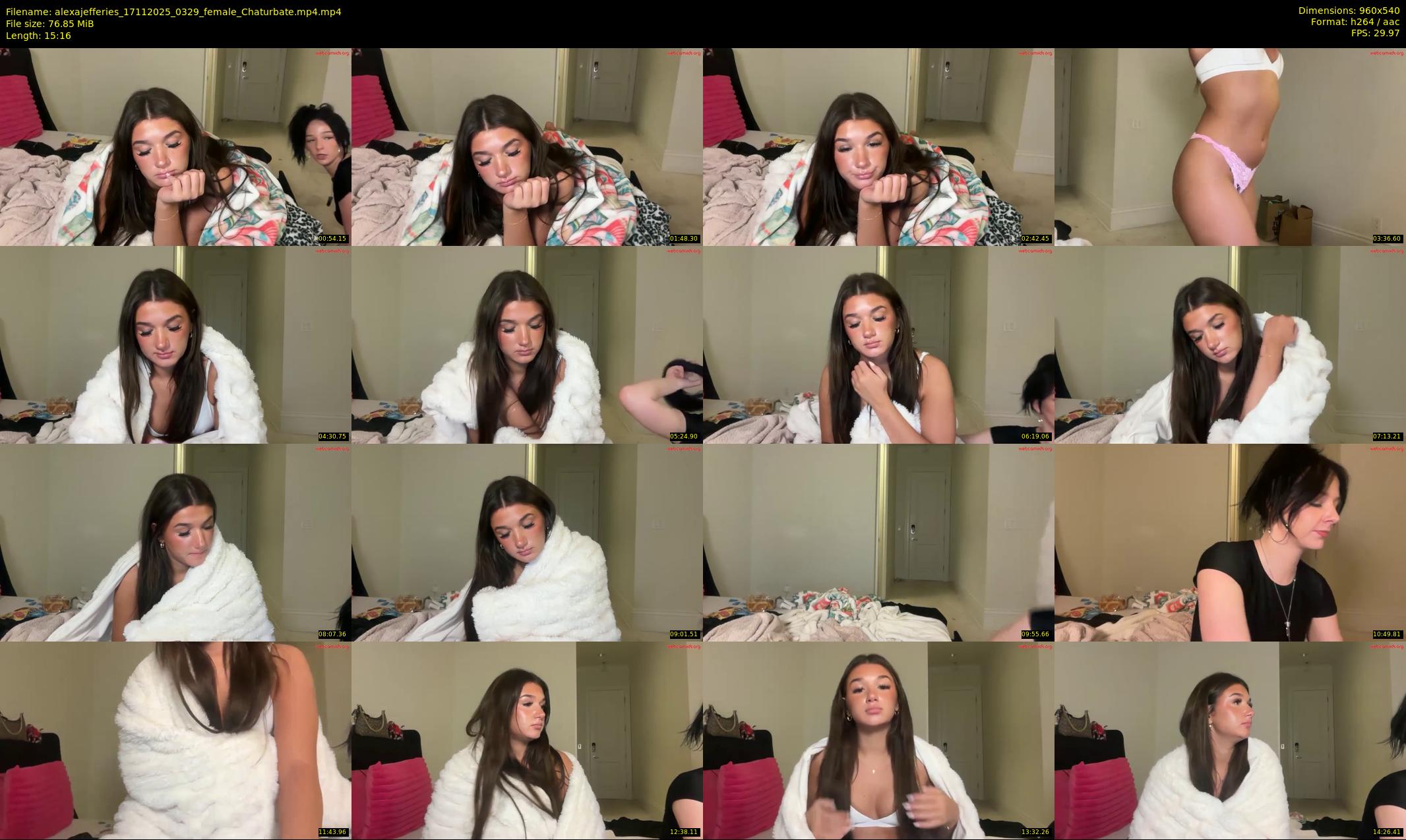 alexajefferies — 16 minute Chaturbate female cam show recording, 480p, Nov 17, 2025