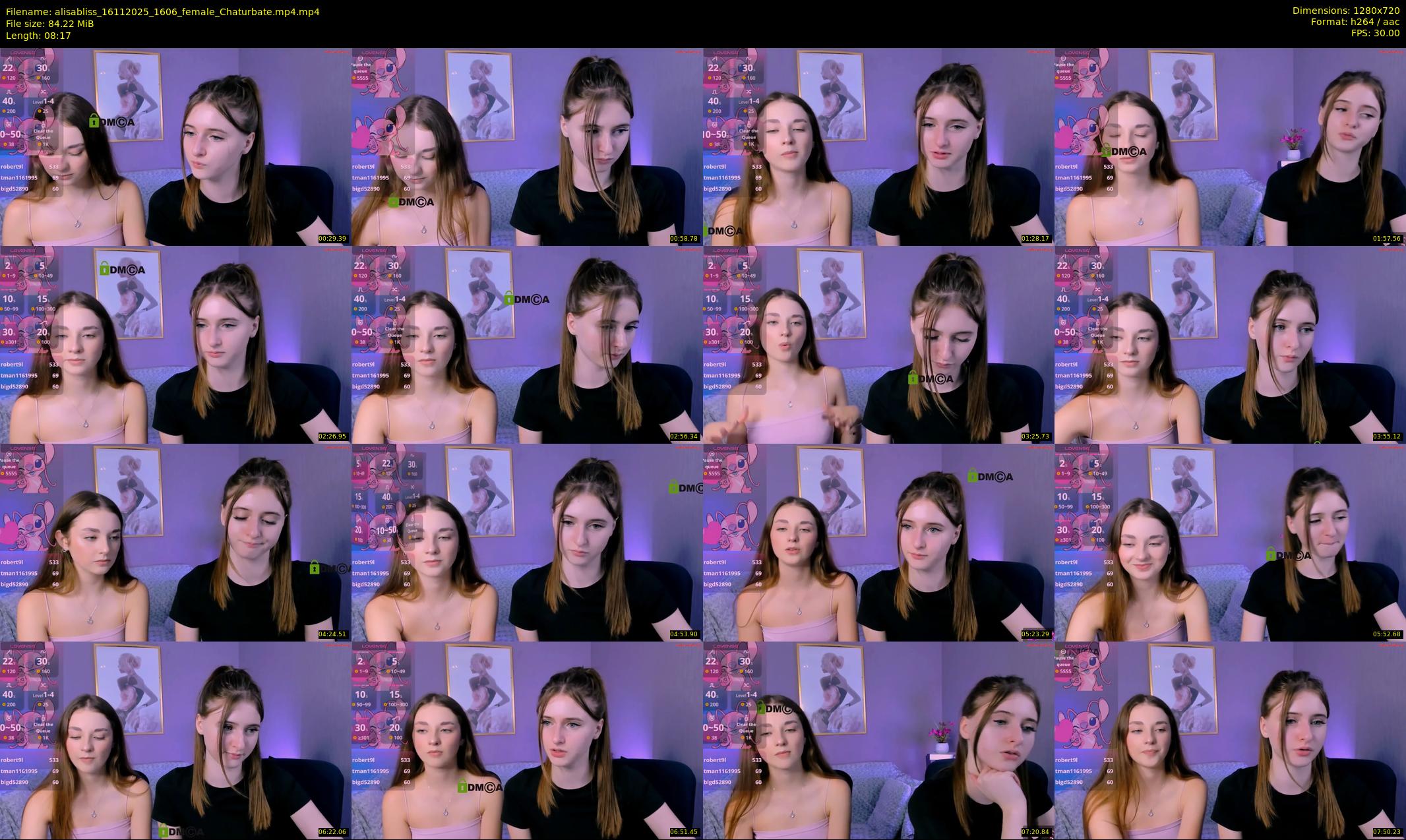 alisabliss — 9 minute Chaturbate female cam show recording, 720p, Nov 16, 2025