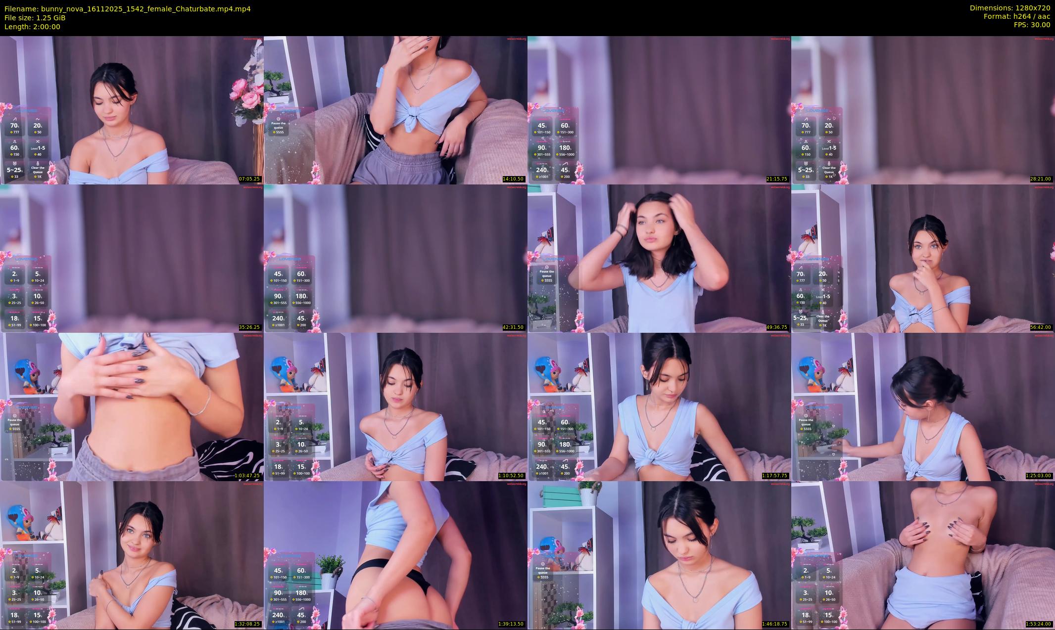 bunny_nova — 120 minute Chaturbate female cam show recording, 720p, Nov 16, 2025