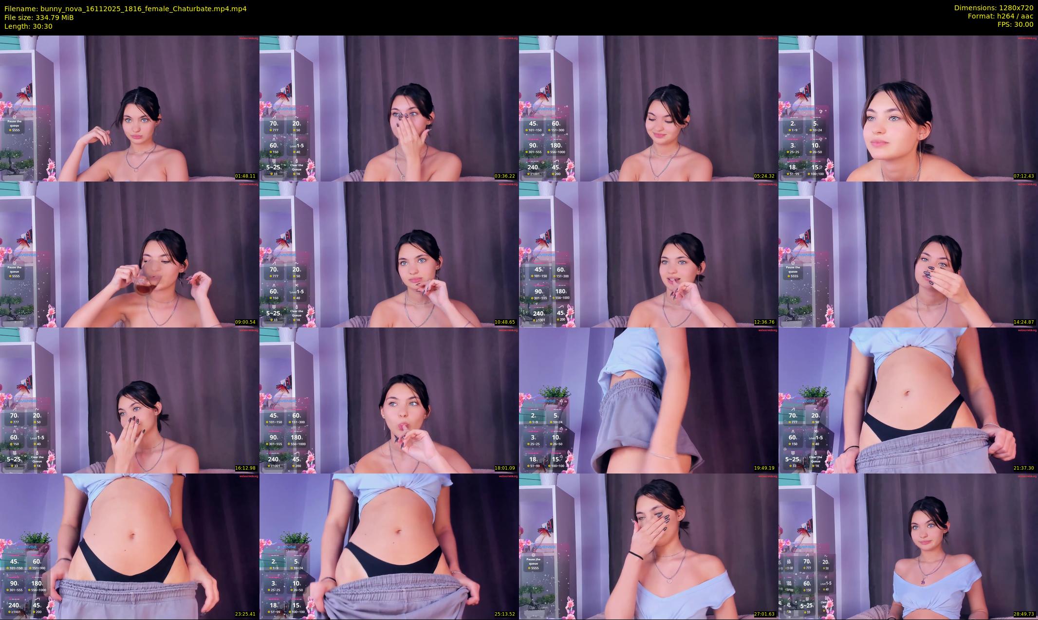 bunny_nova — 31 minute Chaturbate female cam show recording, 720p, Nov 16, 2025